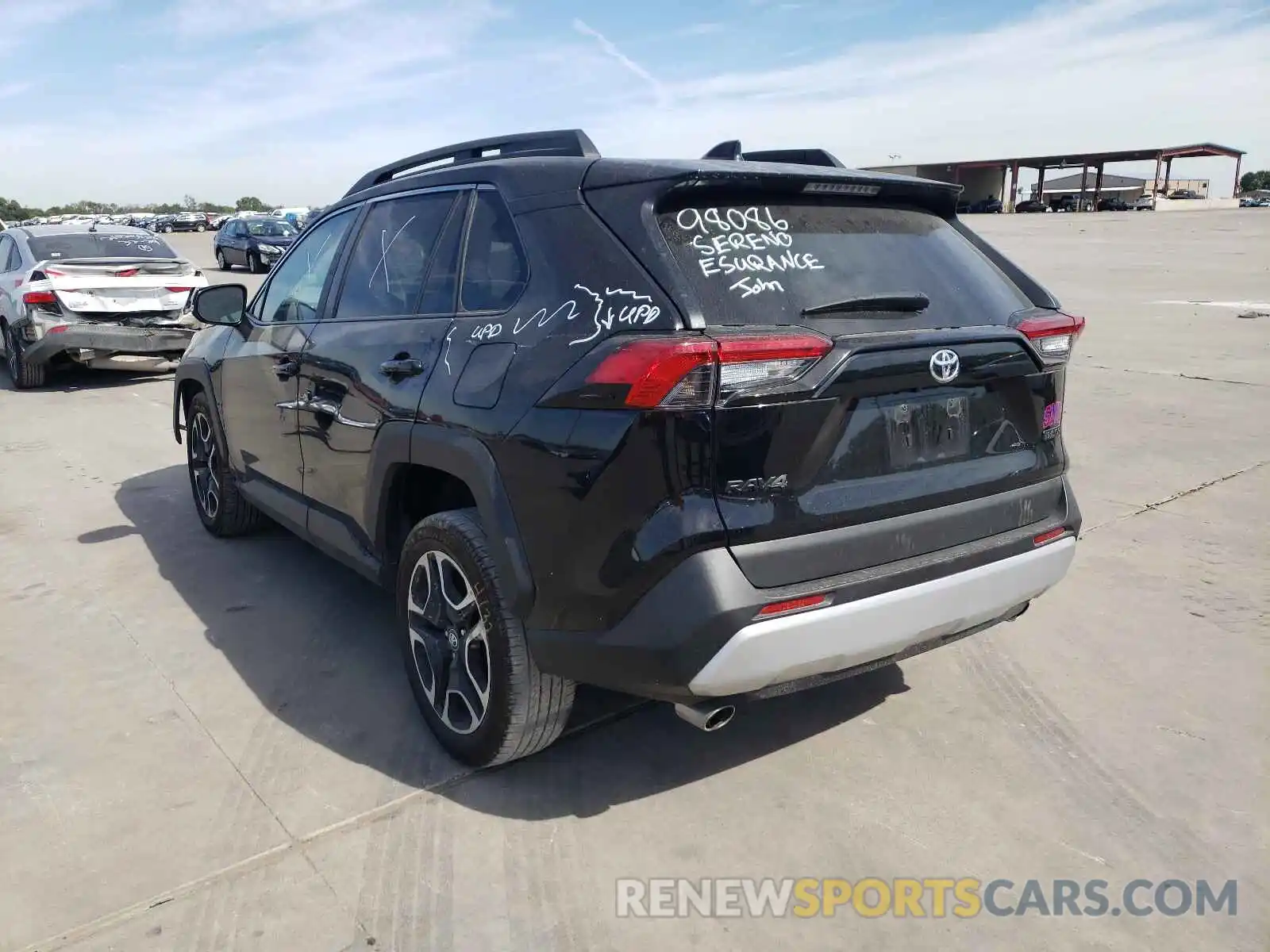 3 Photograph of a damaged car 2T3J1RFV2KW051538 TOYOTA RAV4 2019