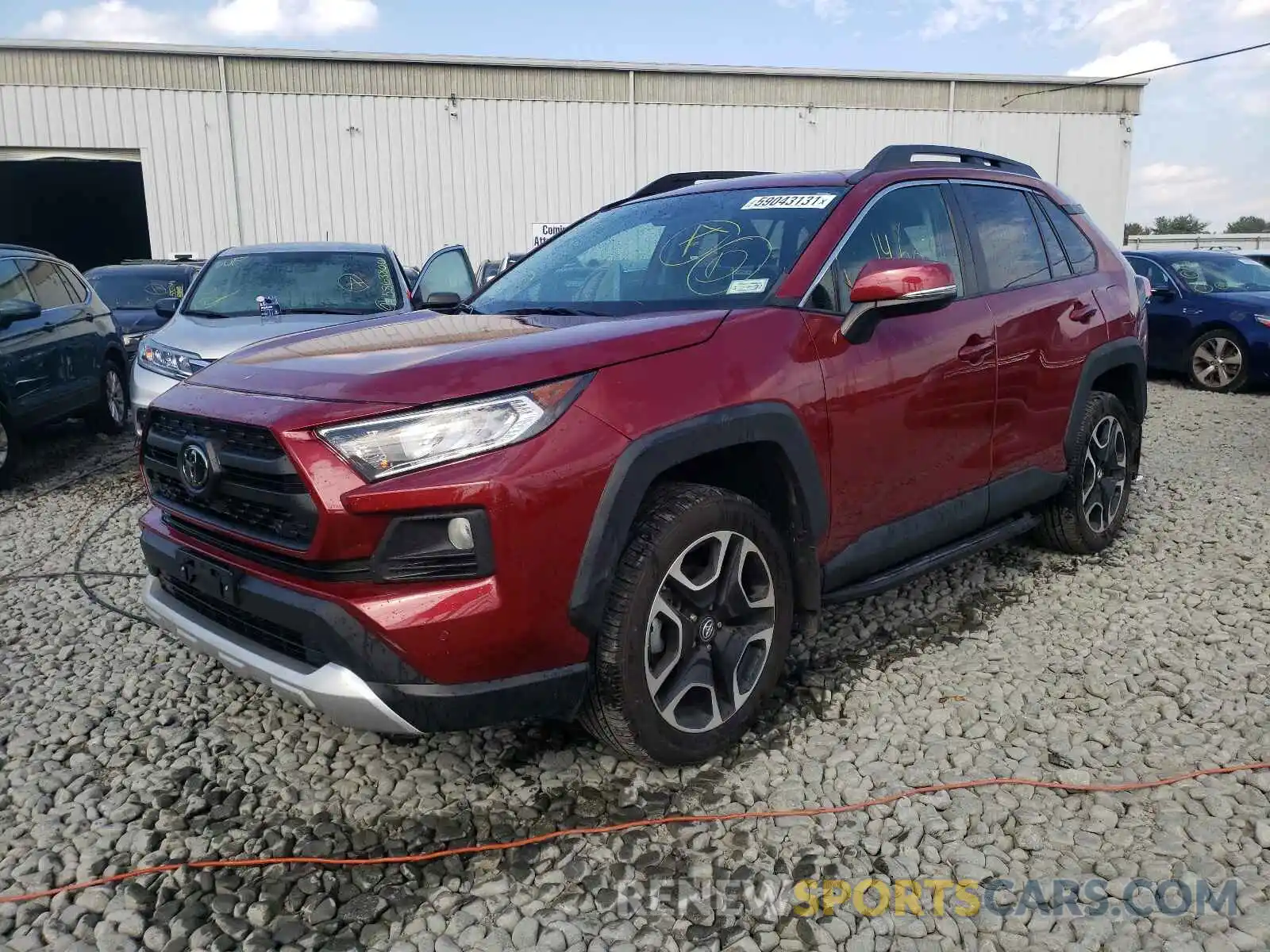 2 Photograph of a damaged car 2T3J1RFV3KC001684 TOYOTA RAV4 2019