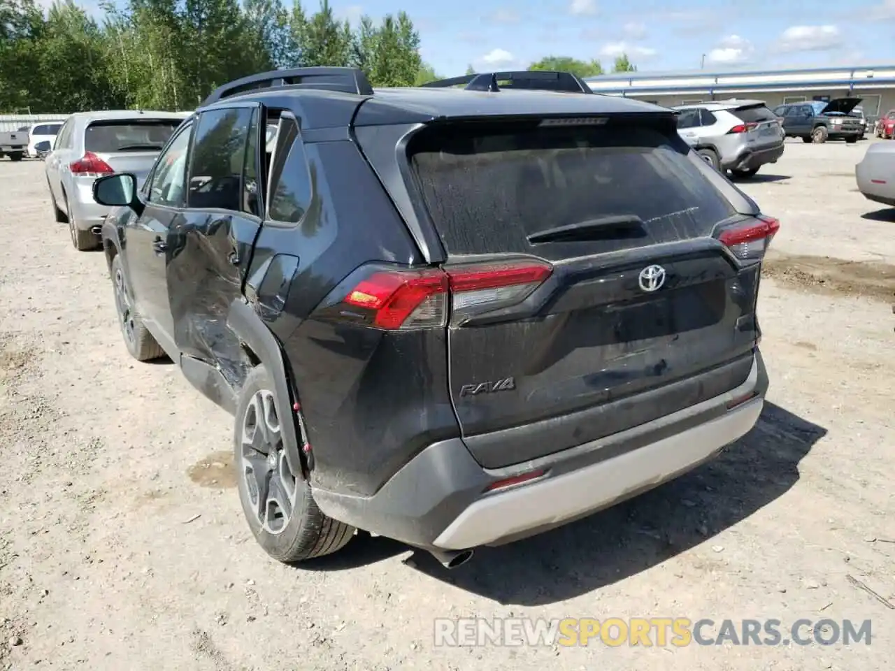 3 Photograph of a damaged car 2T3J1RFV3KC006058 TOYOTA RAV4 2019