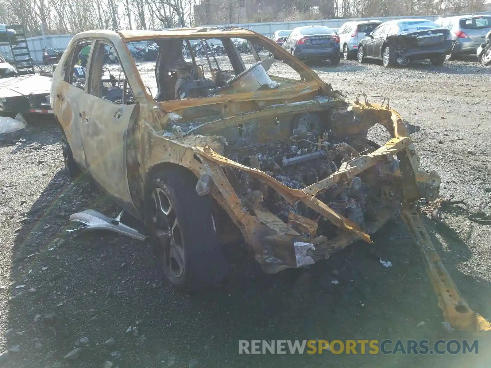 1 Photograph of a damaged car 2T3J1RFV3KC015911 TOYOTA RAV4 2019