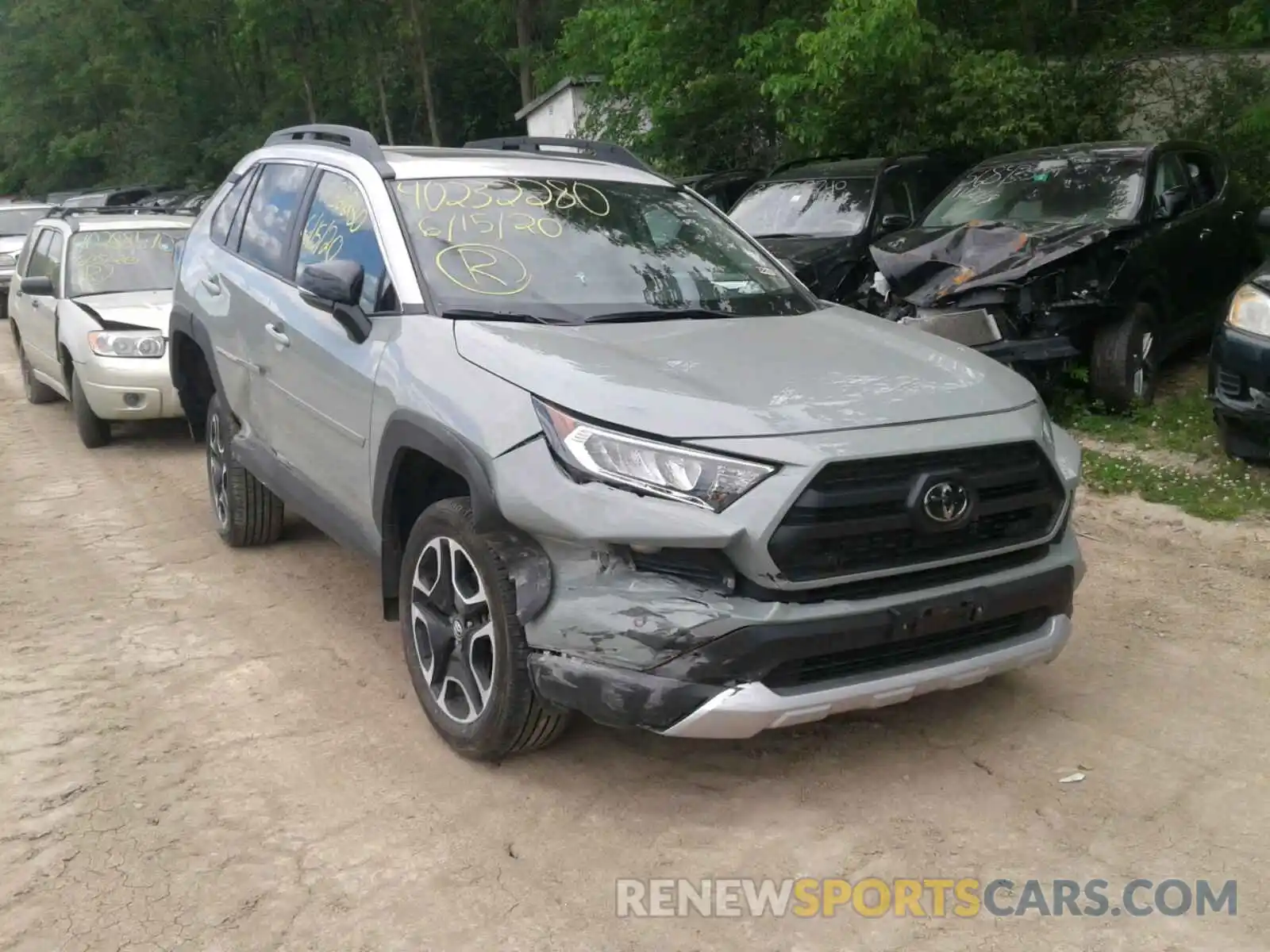 1 Photograph of a damaged car 2T3J1RFV3KC029503 TOYOTA RAV4 2019