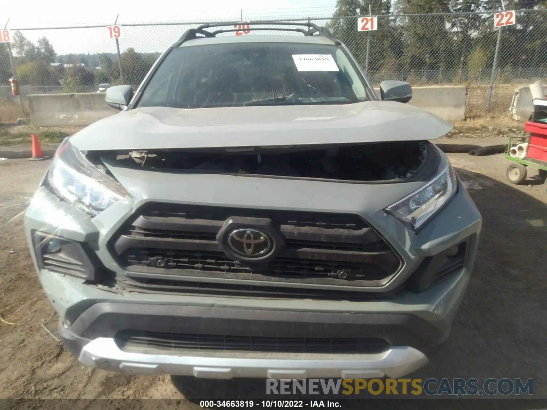 6 Photograph of a damaged car 2T3J1RFV3KC032420 TOYOTA RAV4 2019