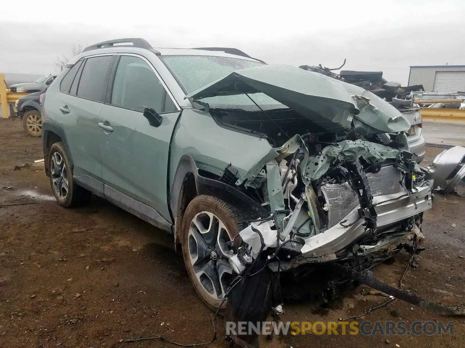 1 Photograph of a damaged car 2T3J1RFV3KC032448 TOYOTA RAV4 2019