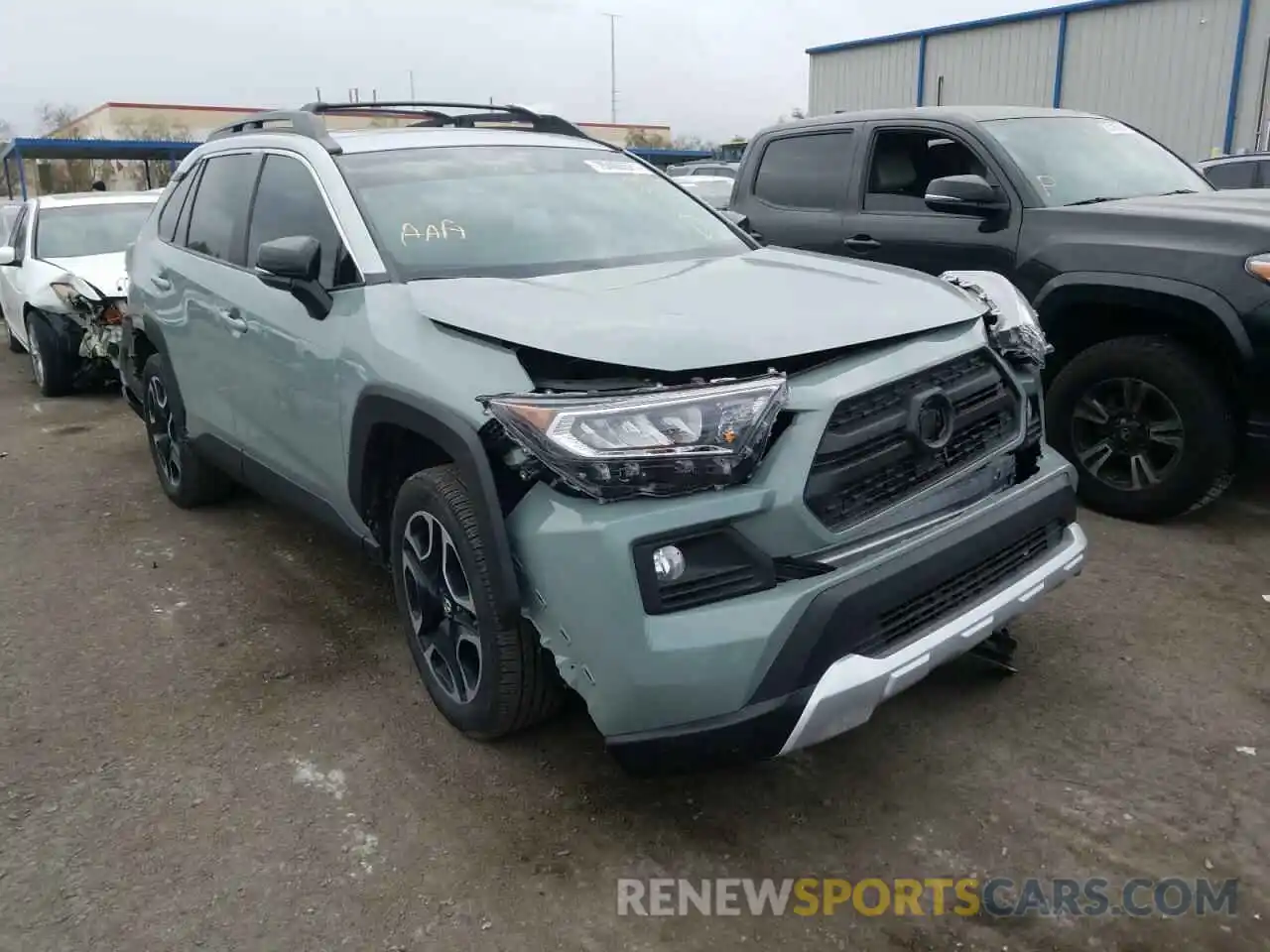 1 Photograph of a damaged car 2T3J1RFV3KC043739 TOYOTA RAV4 2019