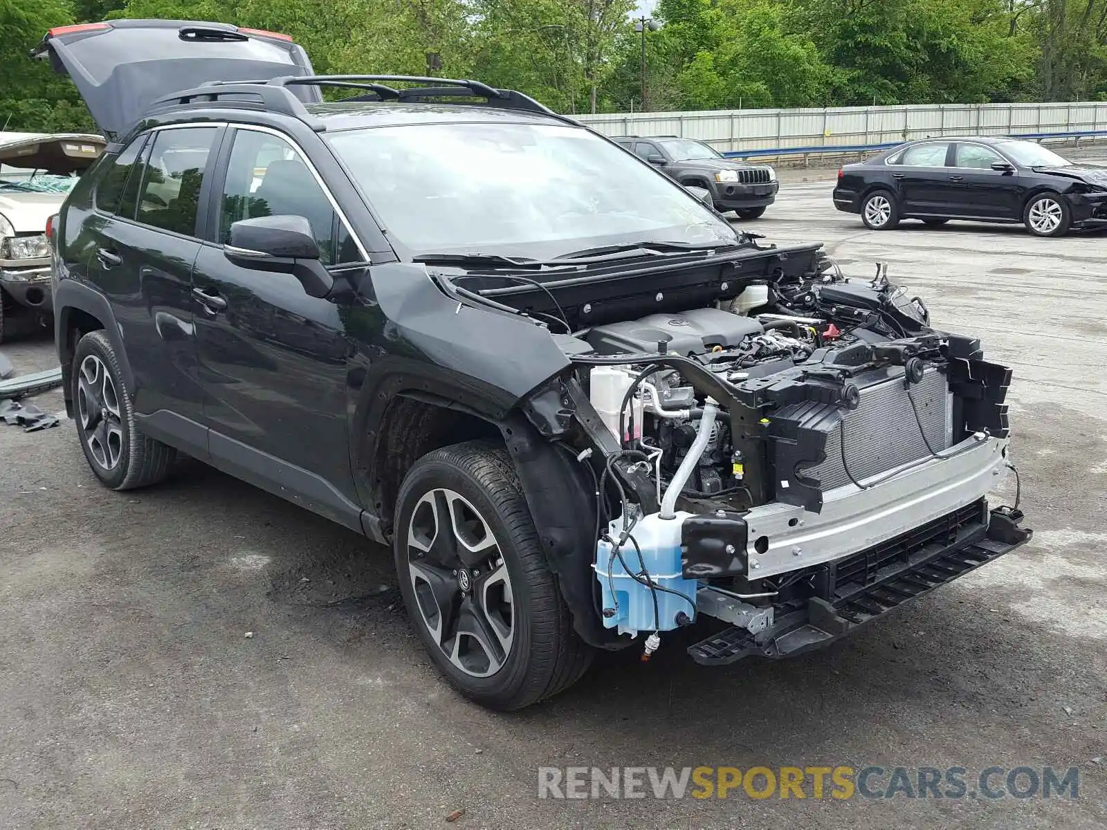 1 Photograph of a damaged car 2T3J1RFV3KC052831 TOYOTA RAV4 2019