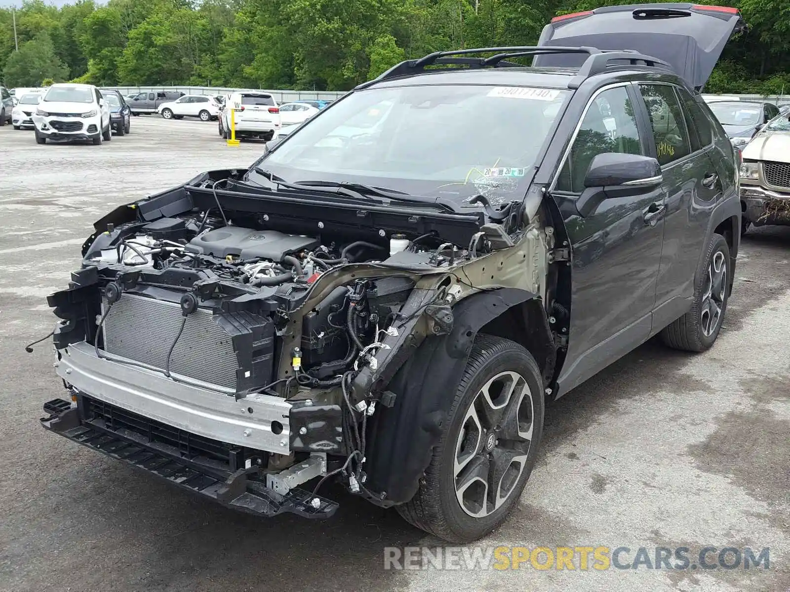 2 Photograph of a damaged car 2T3J1RFV3KC052831 TOYOTA RAV4 2019