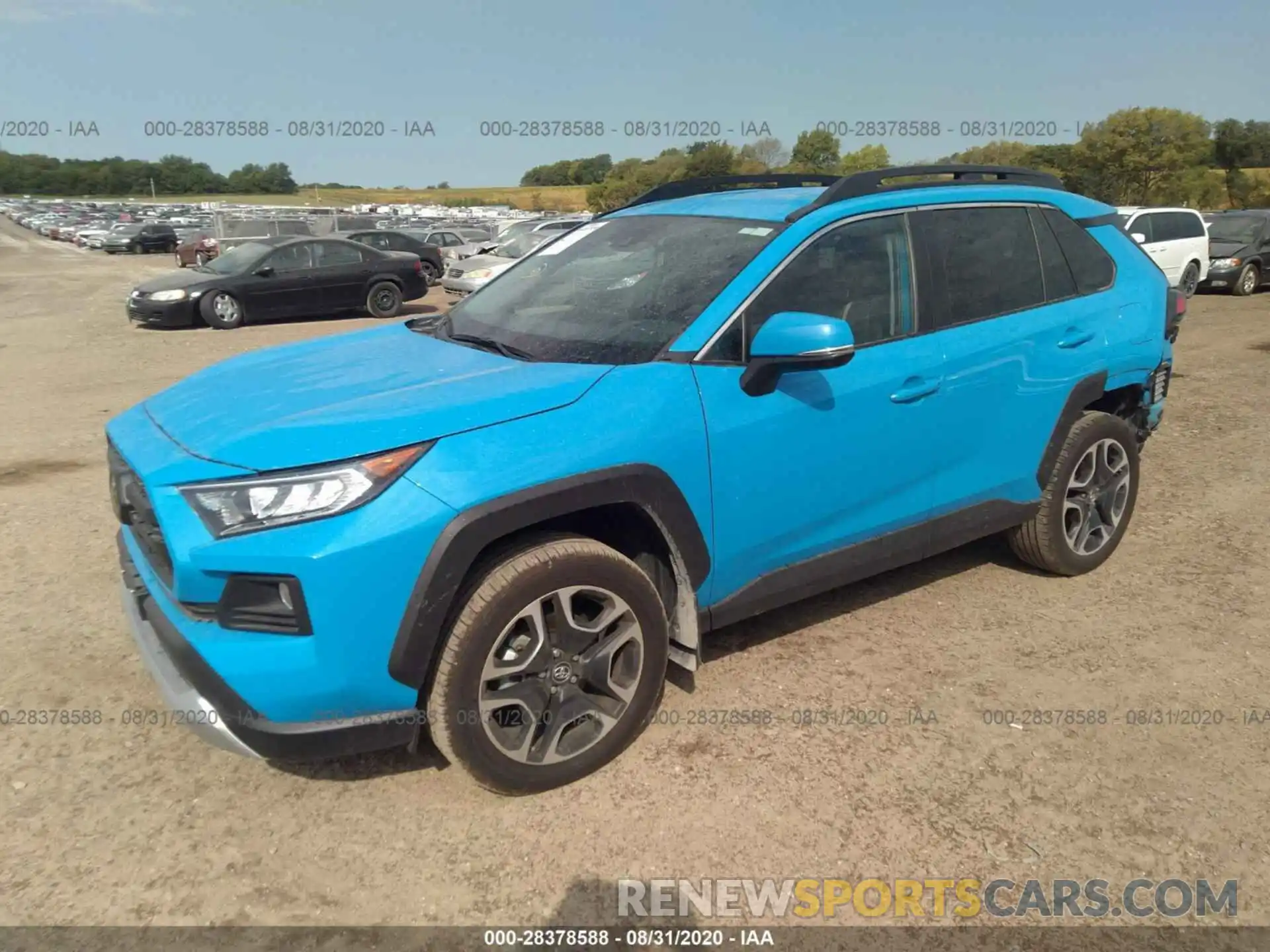 2 Фотография поврежденного автомобиля 2T3J1RFV3KC059195 TOYOTA RAV4 2019