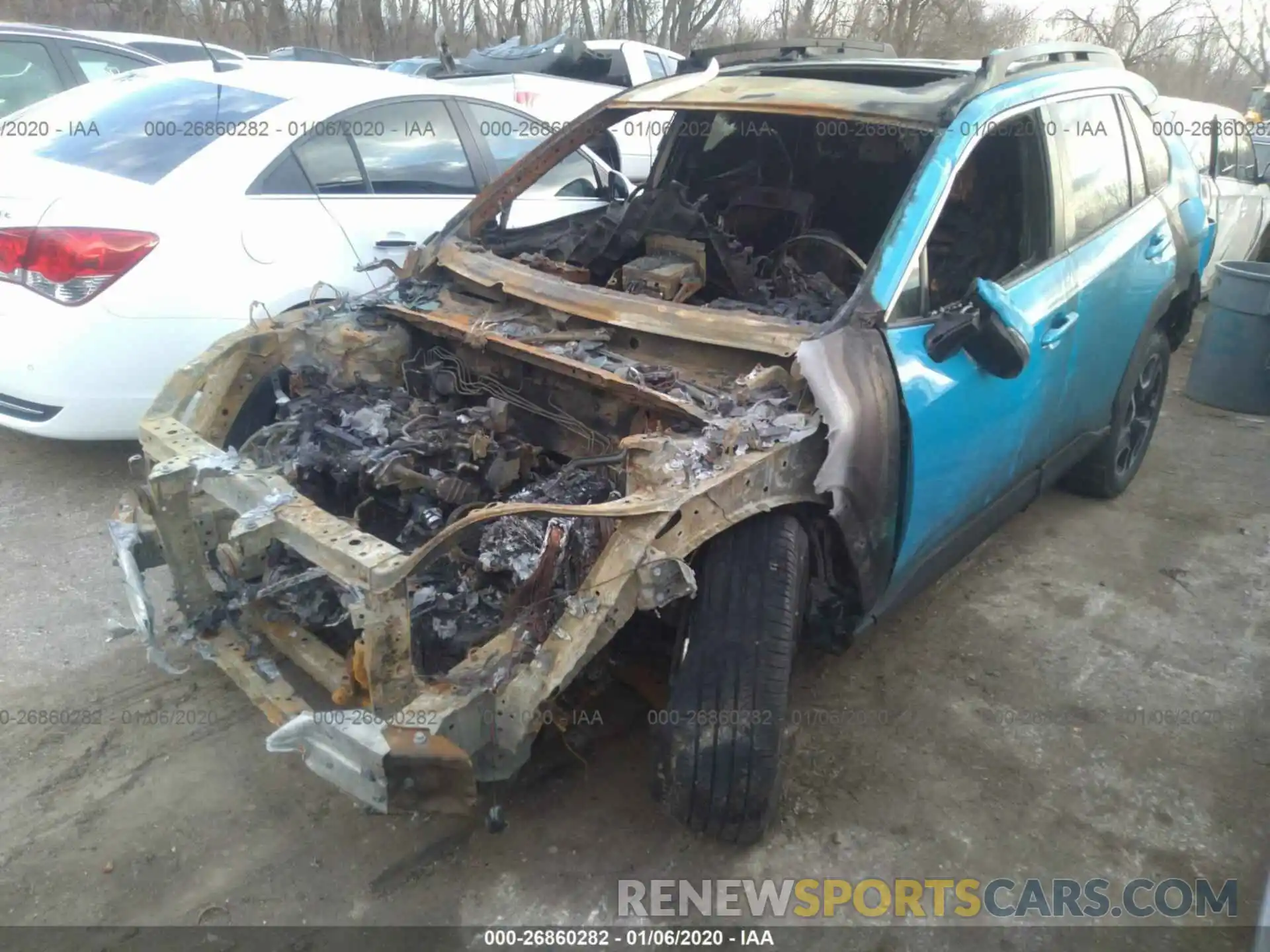 2 Photograph of a damaged car 2T3J1RFV3KW003191 TOYOTA RAV4 2019