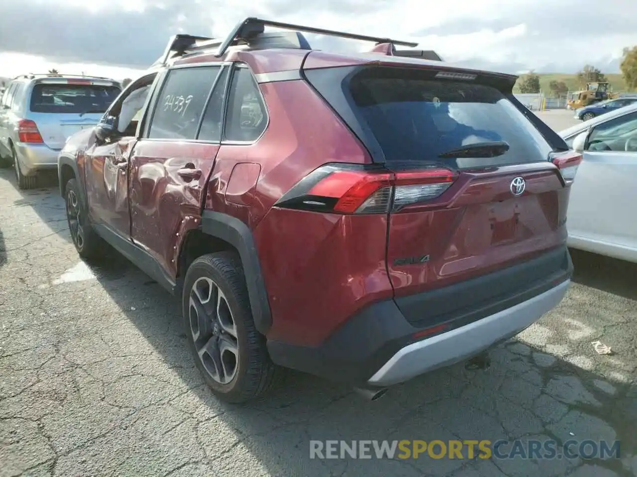 3 Photograph of a damaged car 2T3J1RFV3KW007466 TOYOTA RAV4 2019