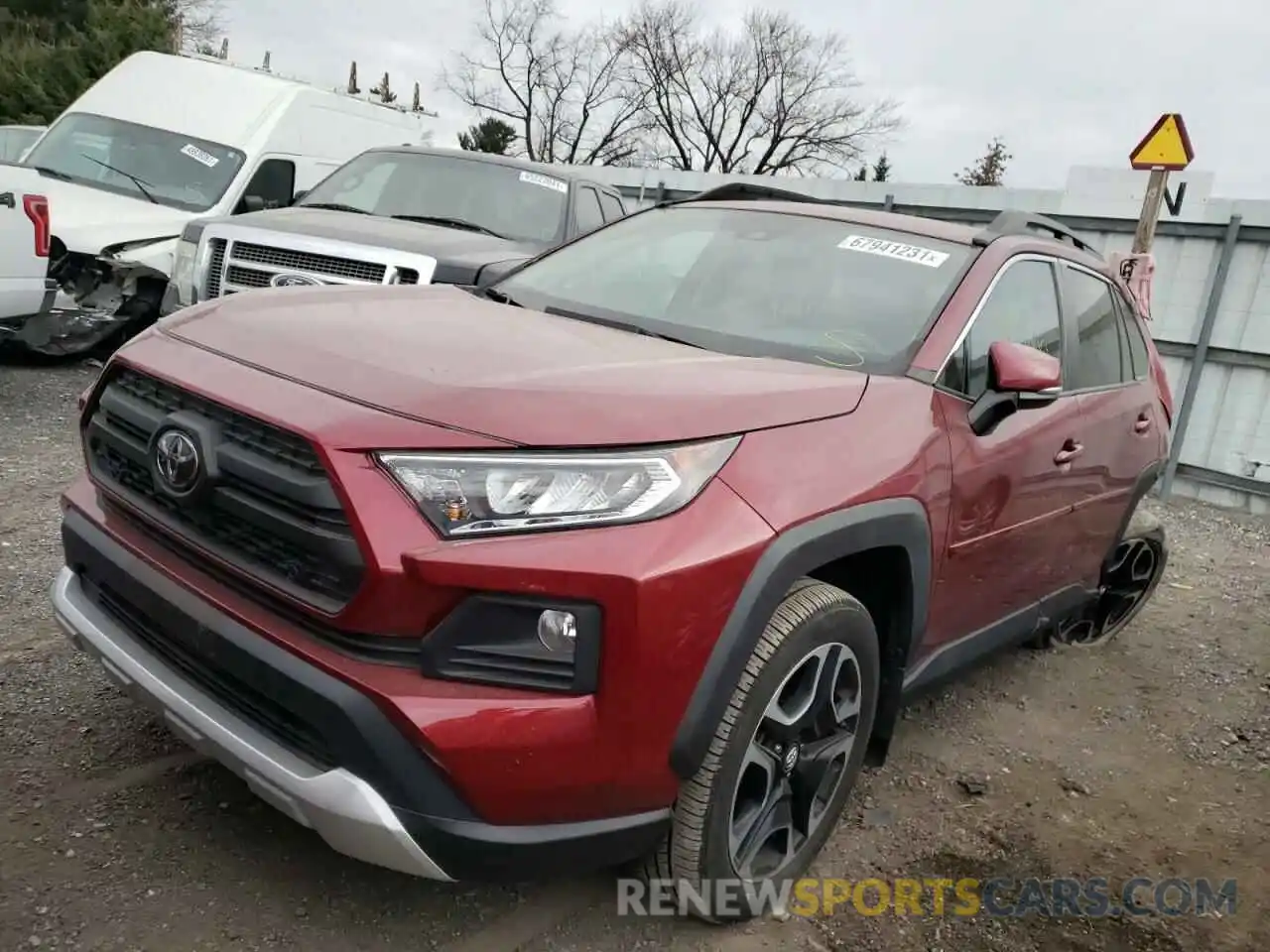 2 Photograph of a damaged car 2T3J1RFV3KW015177 TOYOTA RAV4 2019