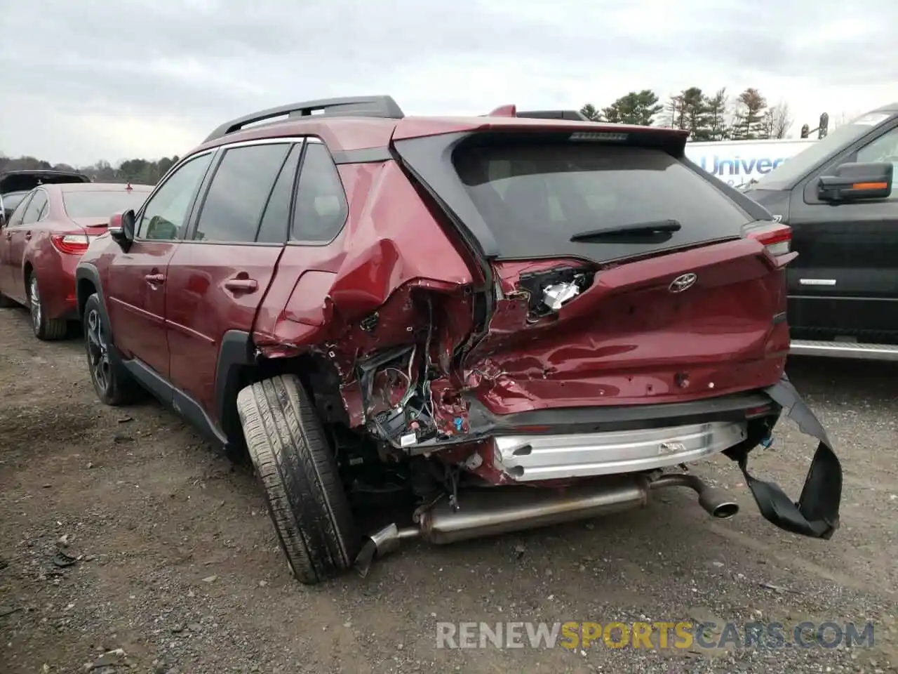 3 Photograph of a damaged car 2T3J1RFV3KW015177 TOYOTA RAV4 2019