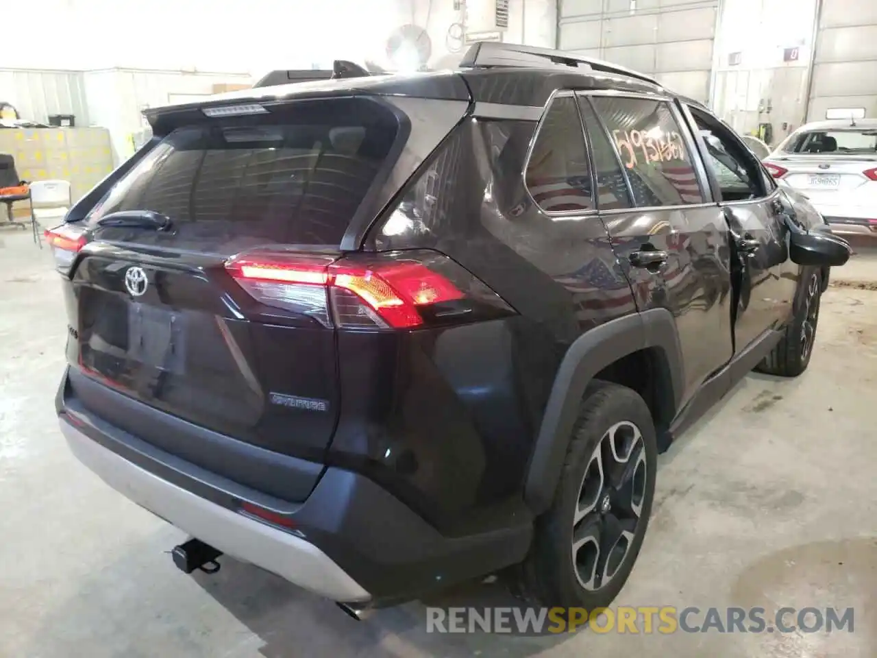 4 Photograph of a damaged car 2T3J1RFV3KW016488 TOYOTA RAV4 2019