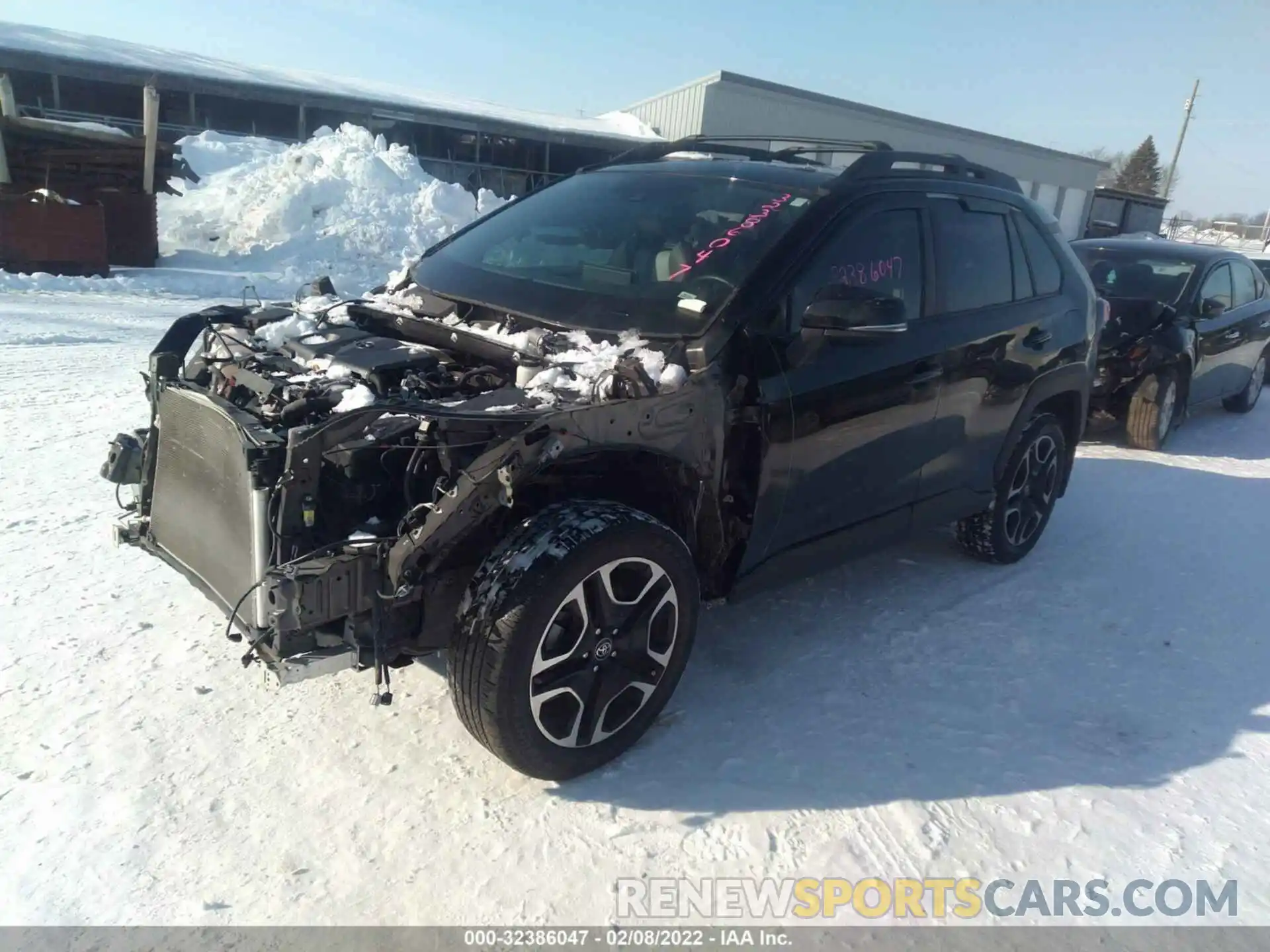 2 Photograph of a damaged car 2T3J1RFV3KW023912 TOYOTA RAV4 2019