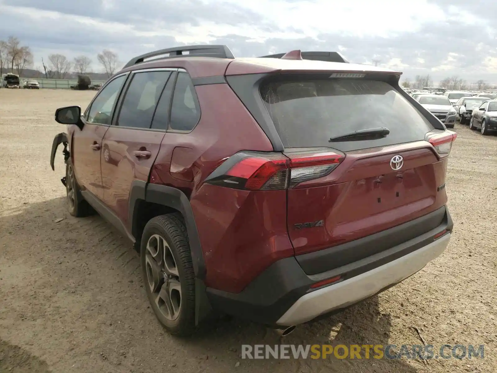 3 Photograph of a damaged car 2T3J1RFV3KW024025 TOYOTA RAV4 2019