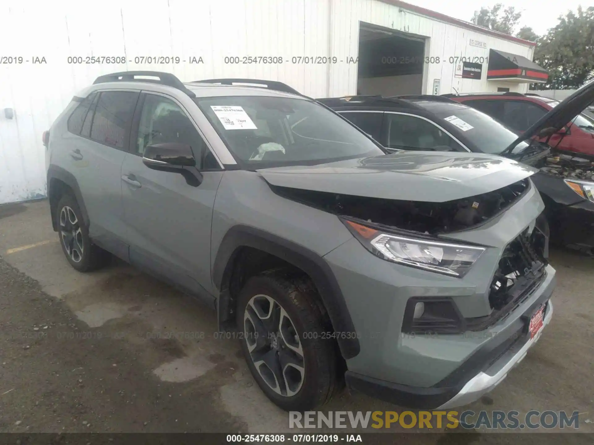 1 Photograph of a damaged car 2T3J1RFV3KW041035 TOYOTA RAV4 2019