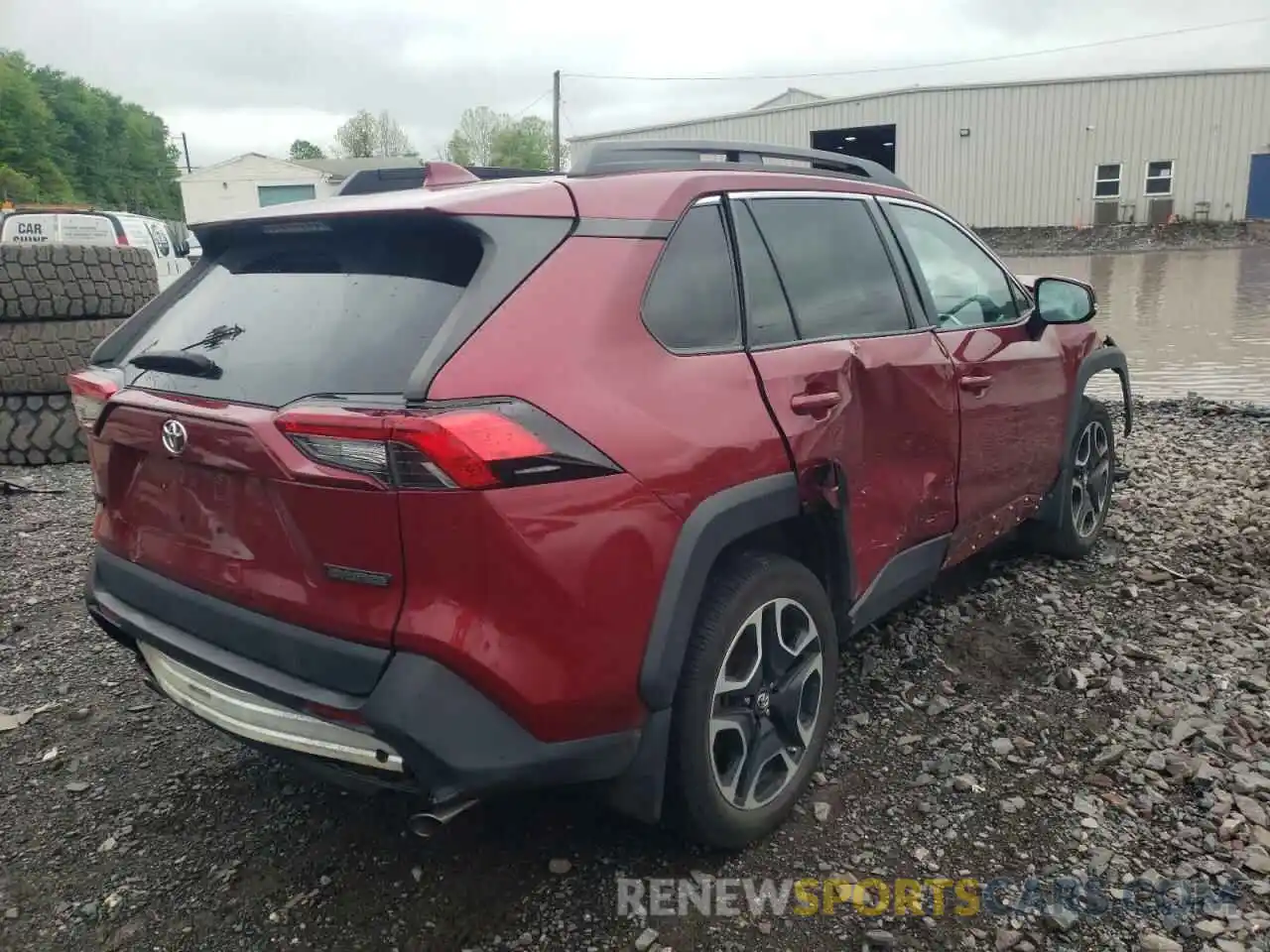 4 Photograph of a damaged car 2T3J1RFV3KW044372 TOYOTA RAV4 2019