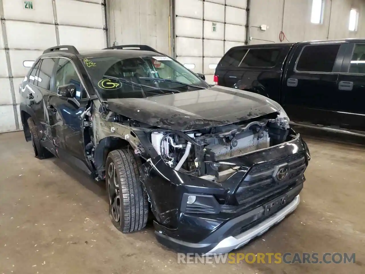 1 Photograph of a damaged car 2T3J1RFV4KC015948 TOYOTA RAV4 2019