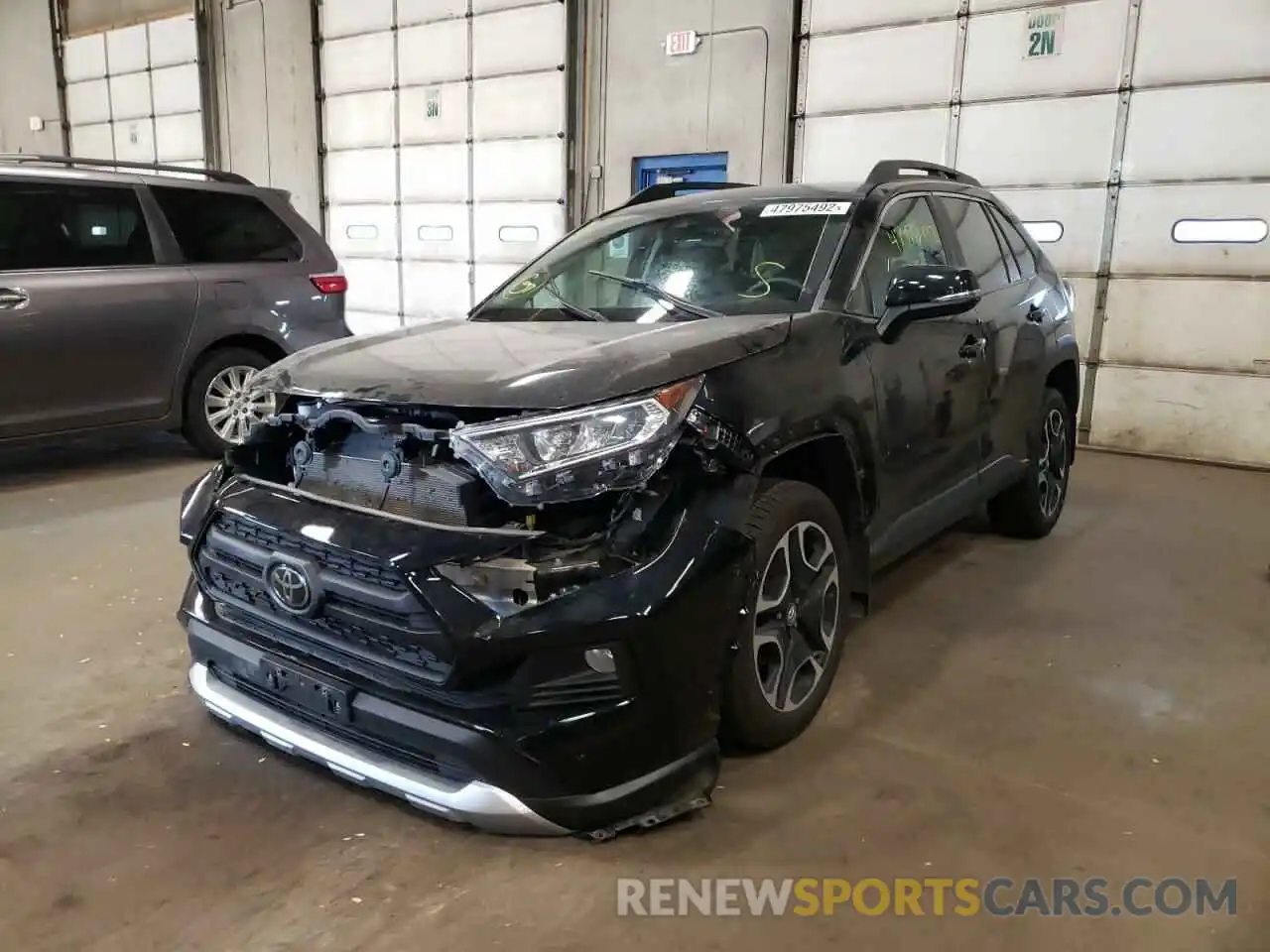 2 Photograph of a damaged car 2T3J1RFV4KC015948 TOYOTA RAV4 2019