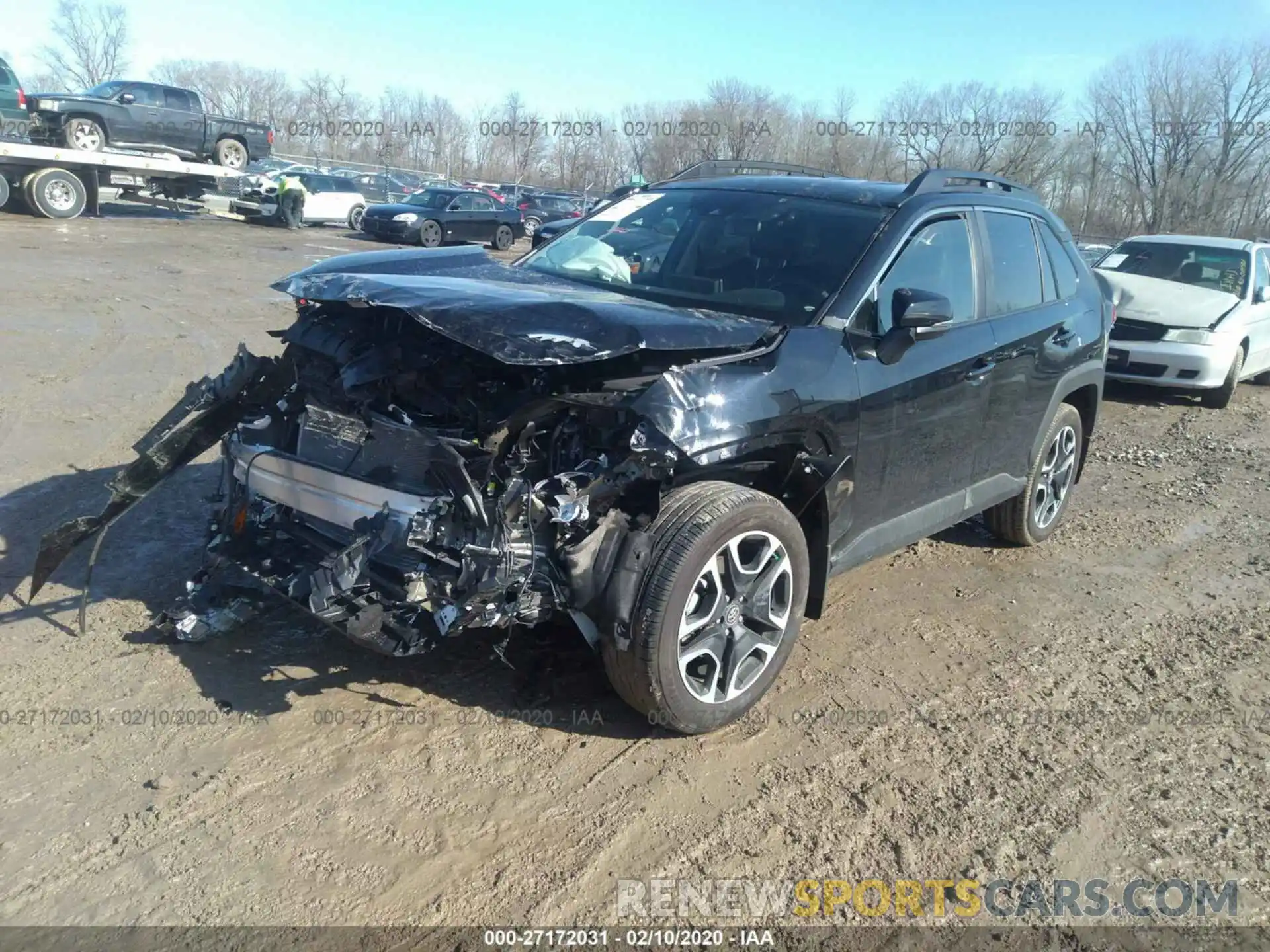 2 Фотография поврежденного автомобиля 2T3J1RFV4KC019112 TOYOTA RAV4 2019