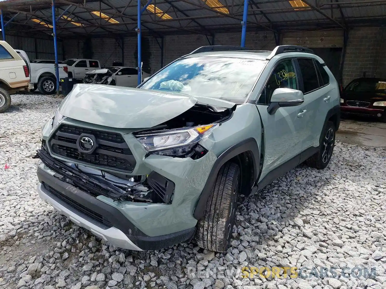 2 Photograph of a damaged car 2T3J1RFV4KC024164 TOYOTA RAV4 2019