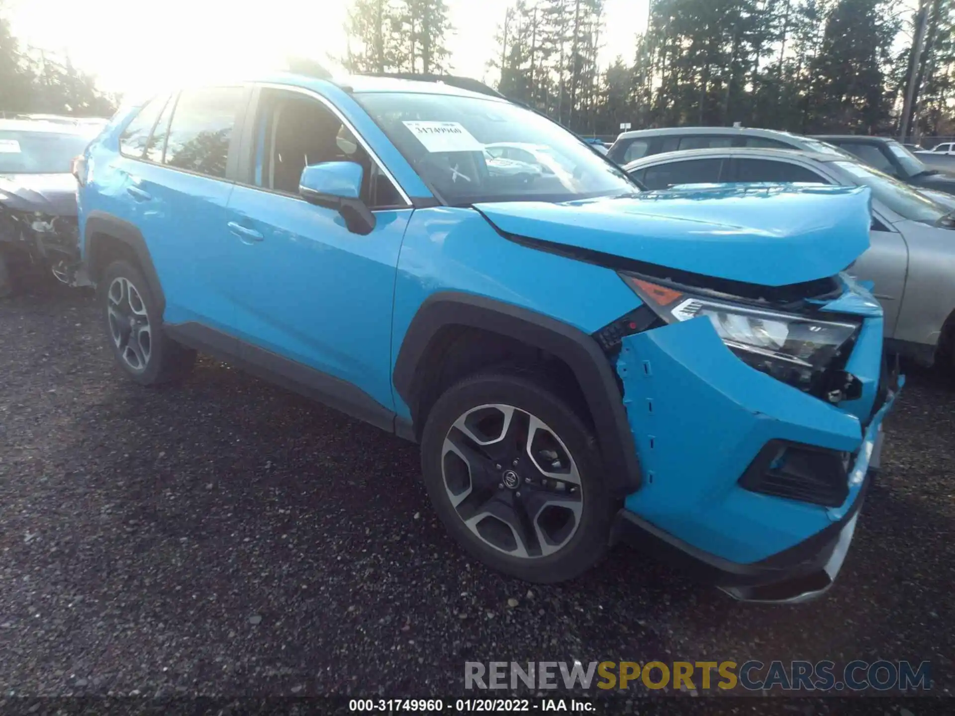 1 Photograph of a damaged car 2T3J1RFV4KC035715 TOYOTA RAV4 2019