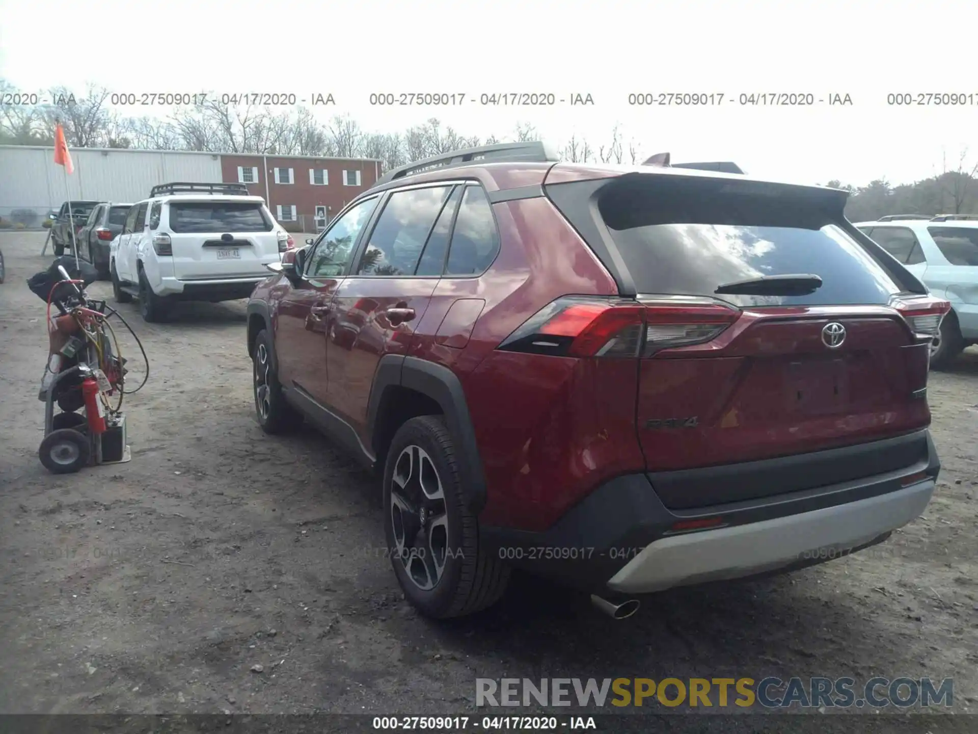 3 Фотография поврежденного автомобиля 2T3J1RFV4KW002549 TOYOTA RAV4 2019