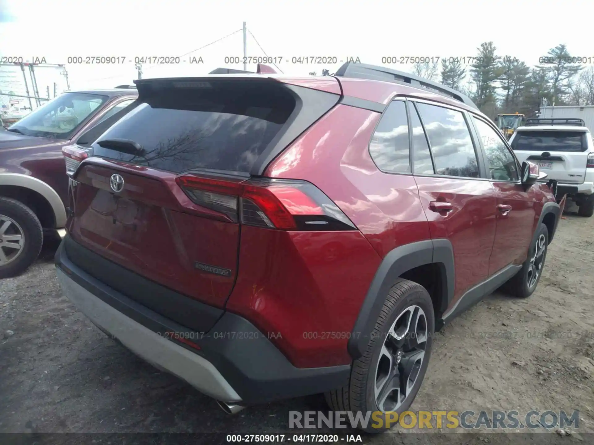 4 Фотография поврежденного автомобиля 2T3J1RFV4KW002549 TOYOTA RAV4 2019