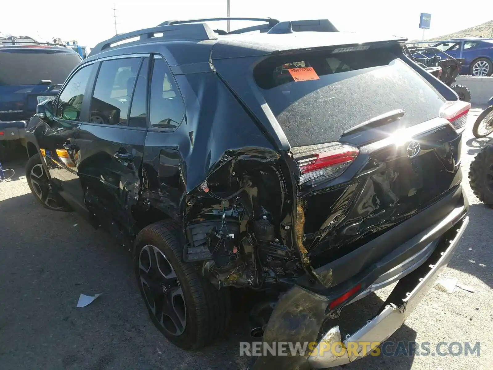 3 Photograph of a damaged car 2T3J1RFV4KW007525 TOYOTA RAV4 2019