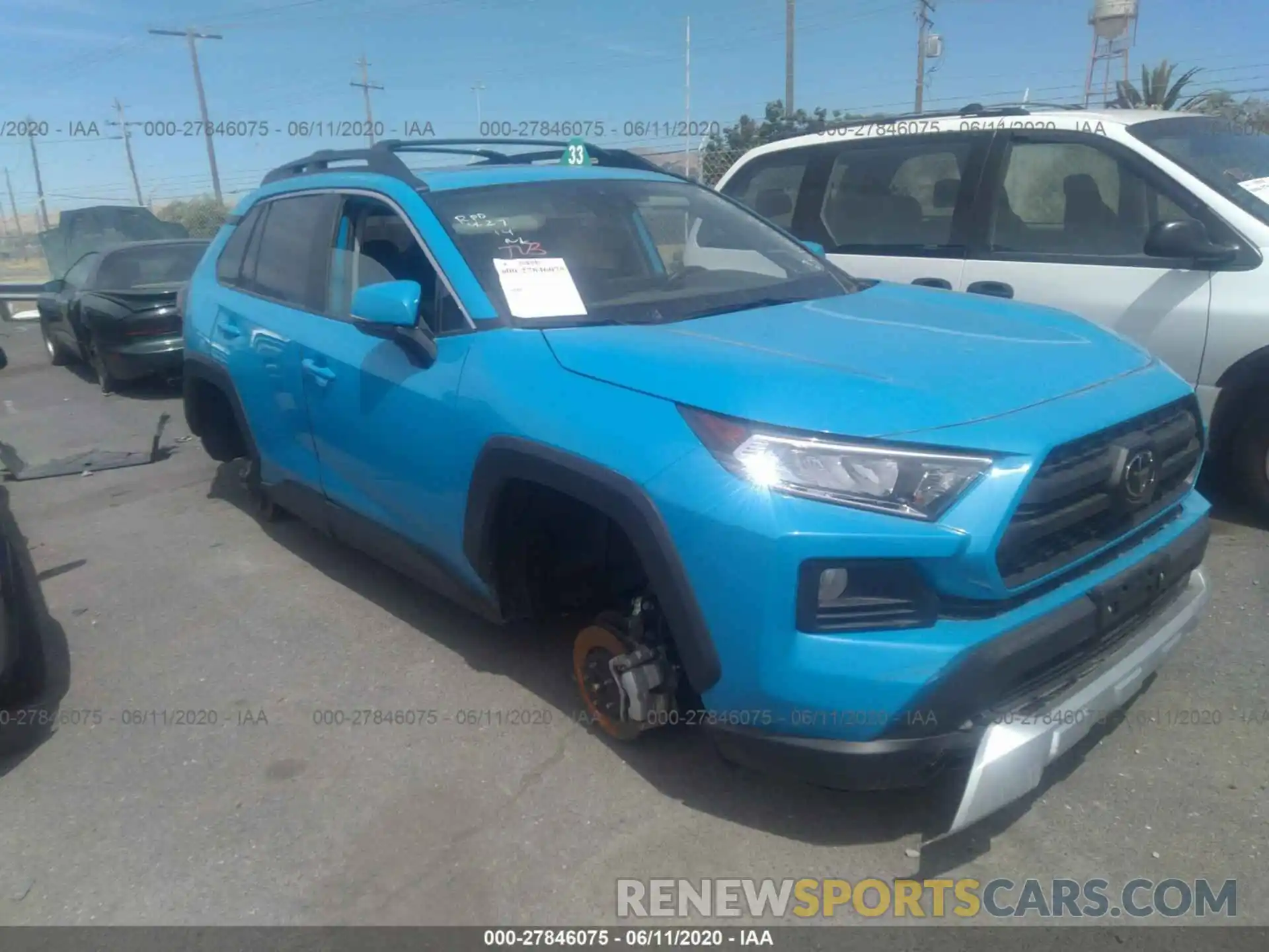 1 Photograph of a damaged car 2T3J1RFV4KW010005 TOYOTA RAV4 2019