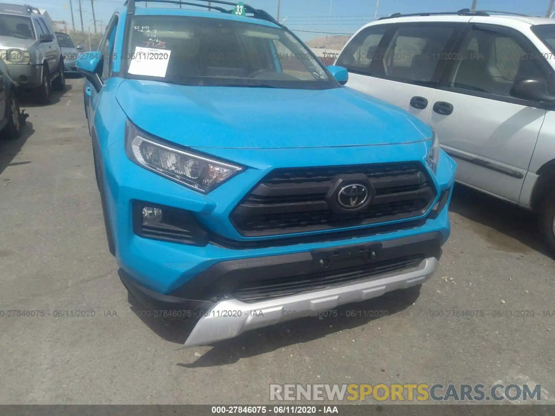 6 Photograph of a damaged car 2T3J1RFV4KW010005 TOYOTA RAV4 2019