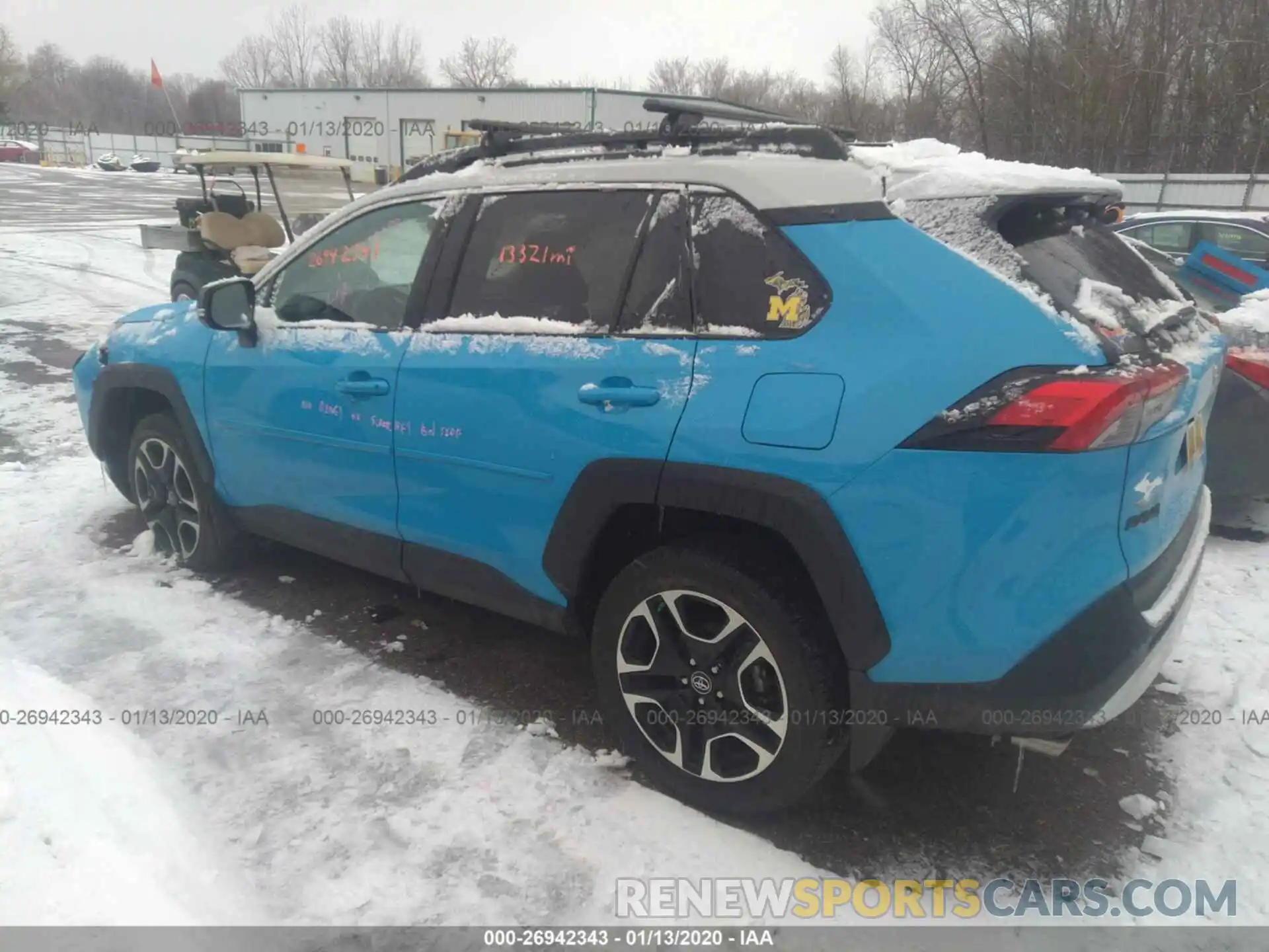 3 Фотография поврежденного автомобиля 2T3J1RFV4KW024499 TOYOTA RAV4 2019