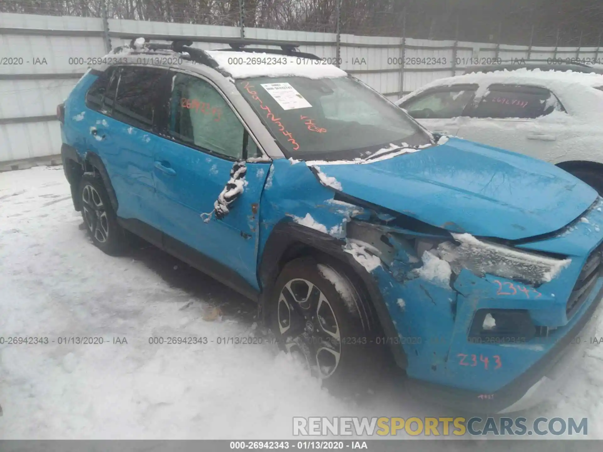 6 Фотография поврежденного автомобиля 2T3J1RFV4KW024499 TOYOTA RAV4 2019