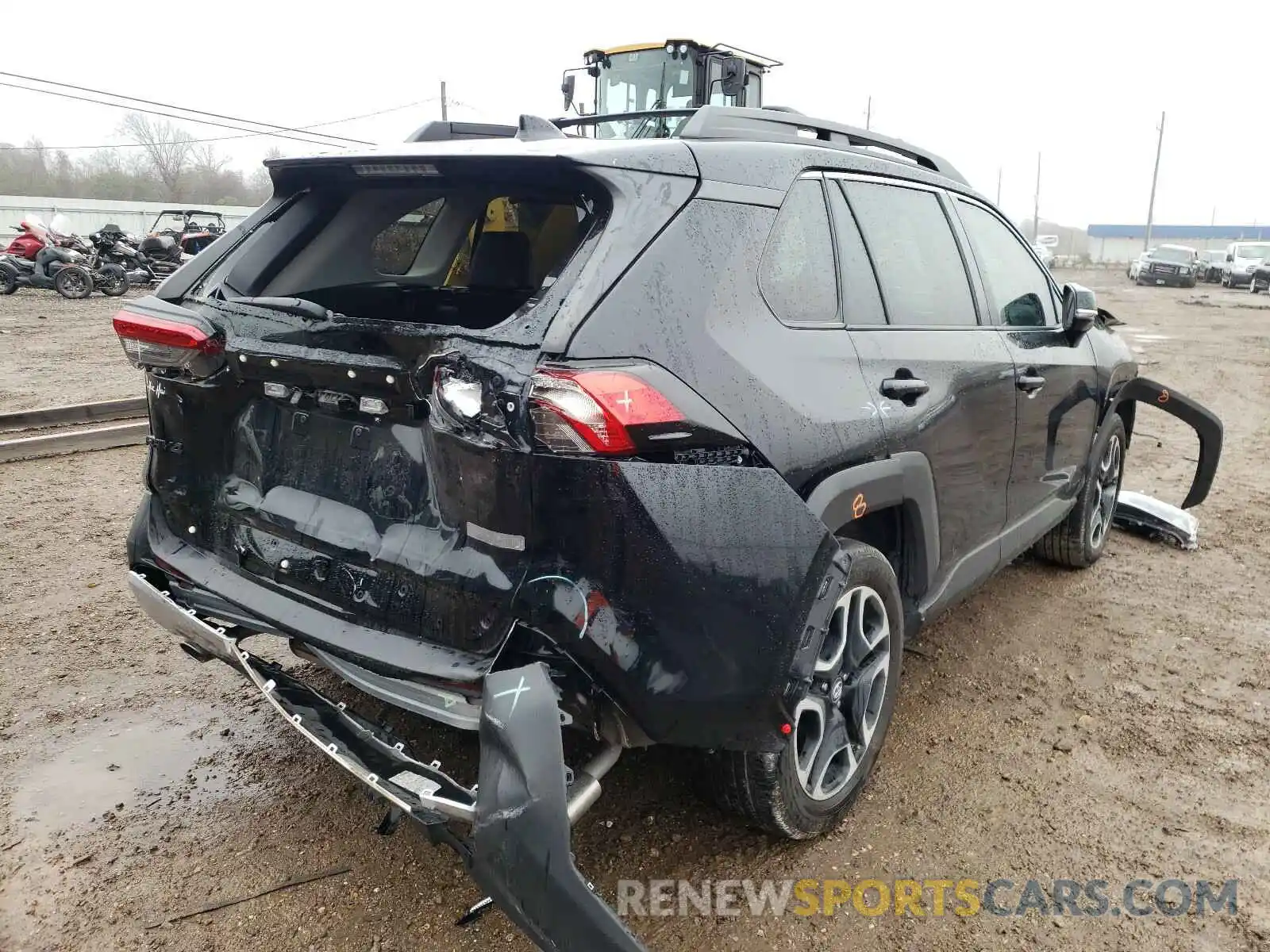 4 Photograph of a damaged car 2T3J1RFV4KW048740 TOYOTA RAV4 2019