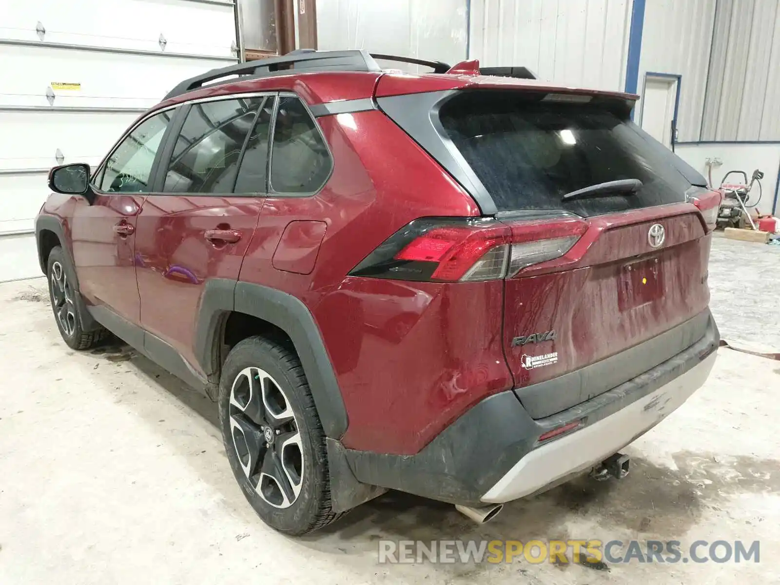 3 Photograph of a damaged car 2T3J1RFV4KW049399 TOYOTA RAV4 2019