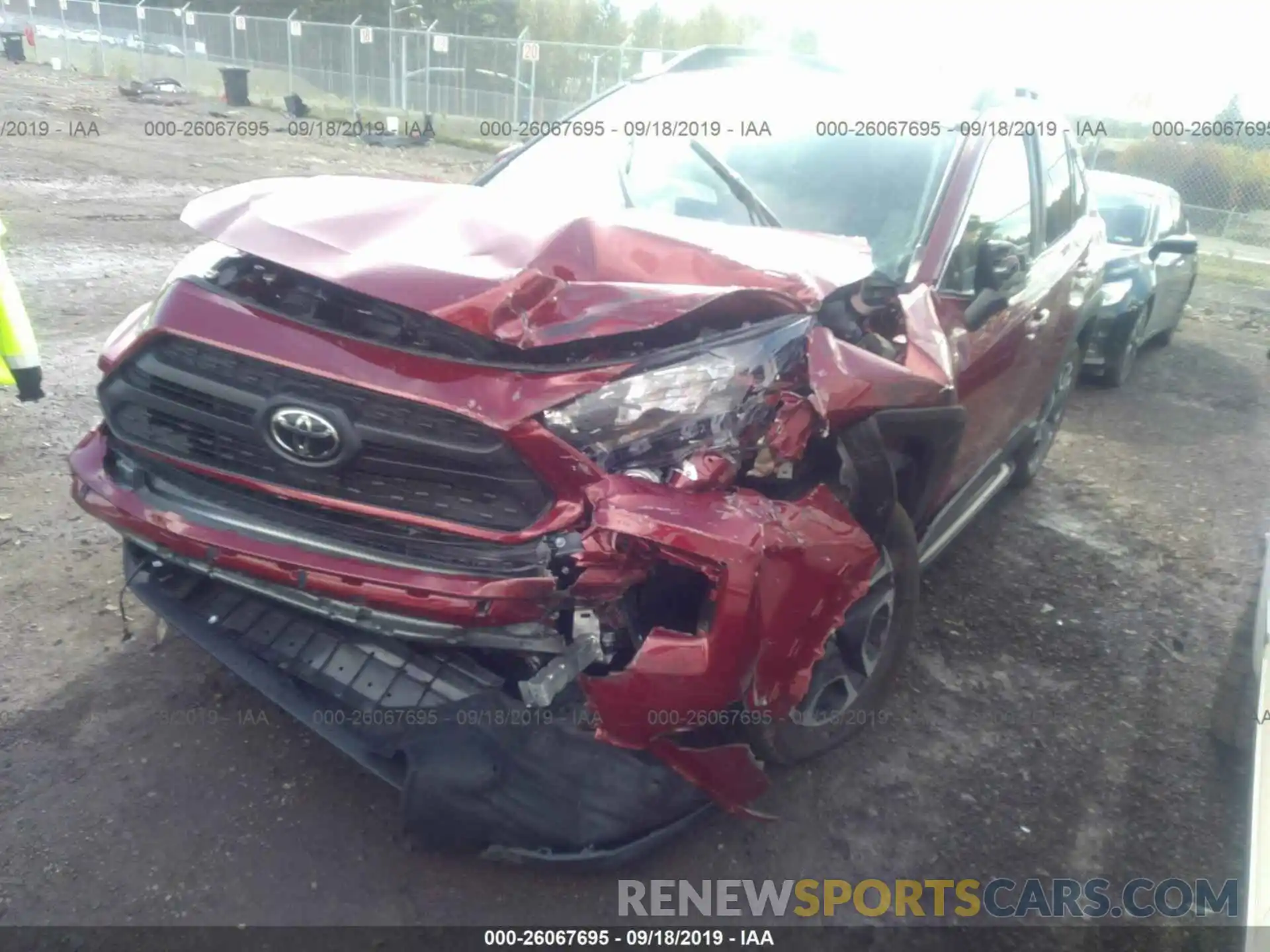 2 Photograph of a damaged car 2T3J1RFV5KC008409 TOYOTA RAV4 2019