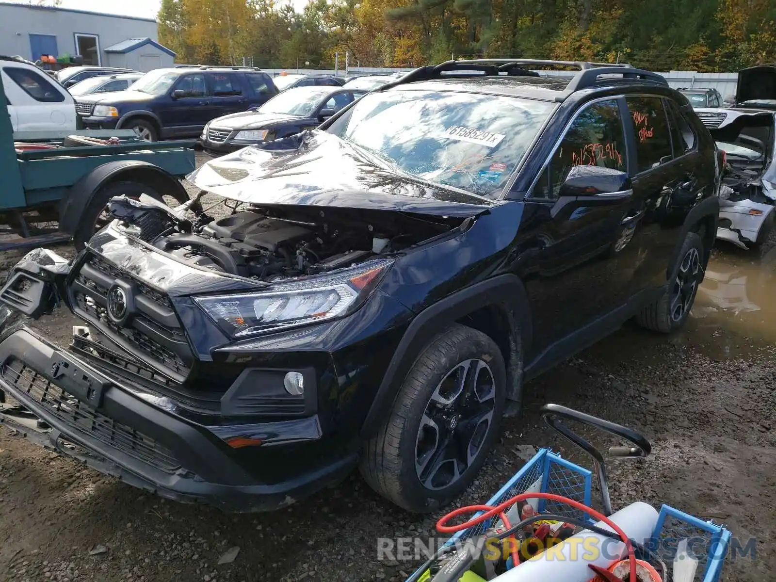 2 Фотография поврежденного автомобиля 2T3J1RFV5KC012380 TOYOTA RAV4 2019