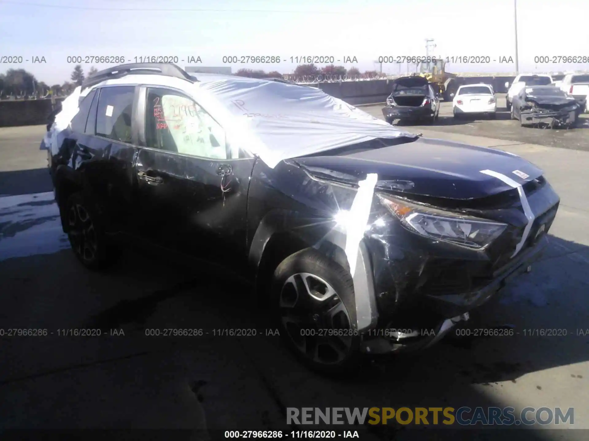 1 Photograph of a damaged car 2T3J1RFV5KC017353 TOYOTA RAV4 2019