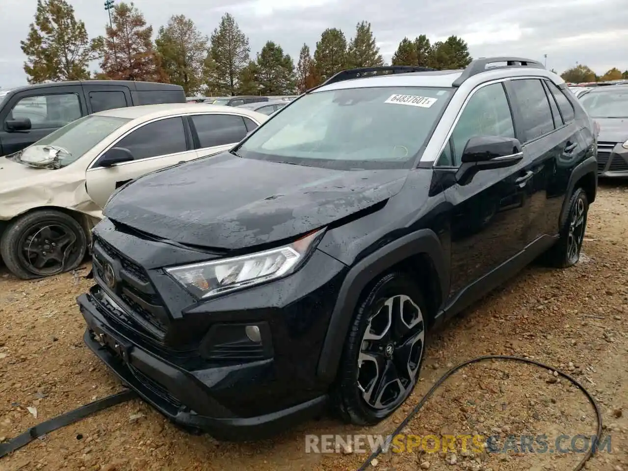 2 Photograph of a damaged car 2T3J1RFV5KC018907 TOYOTA RAV4 2019