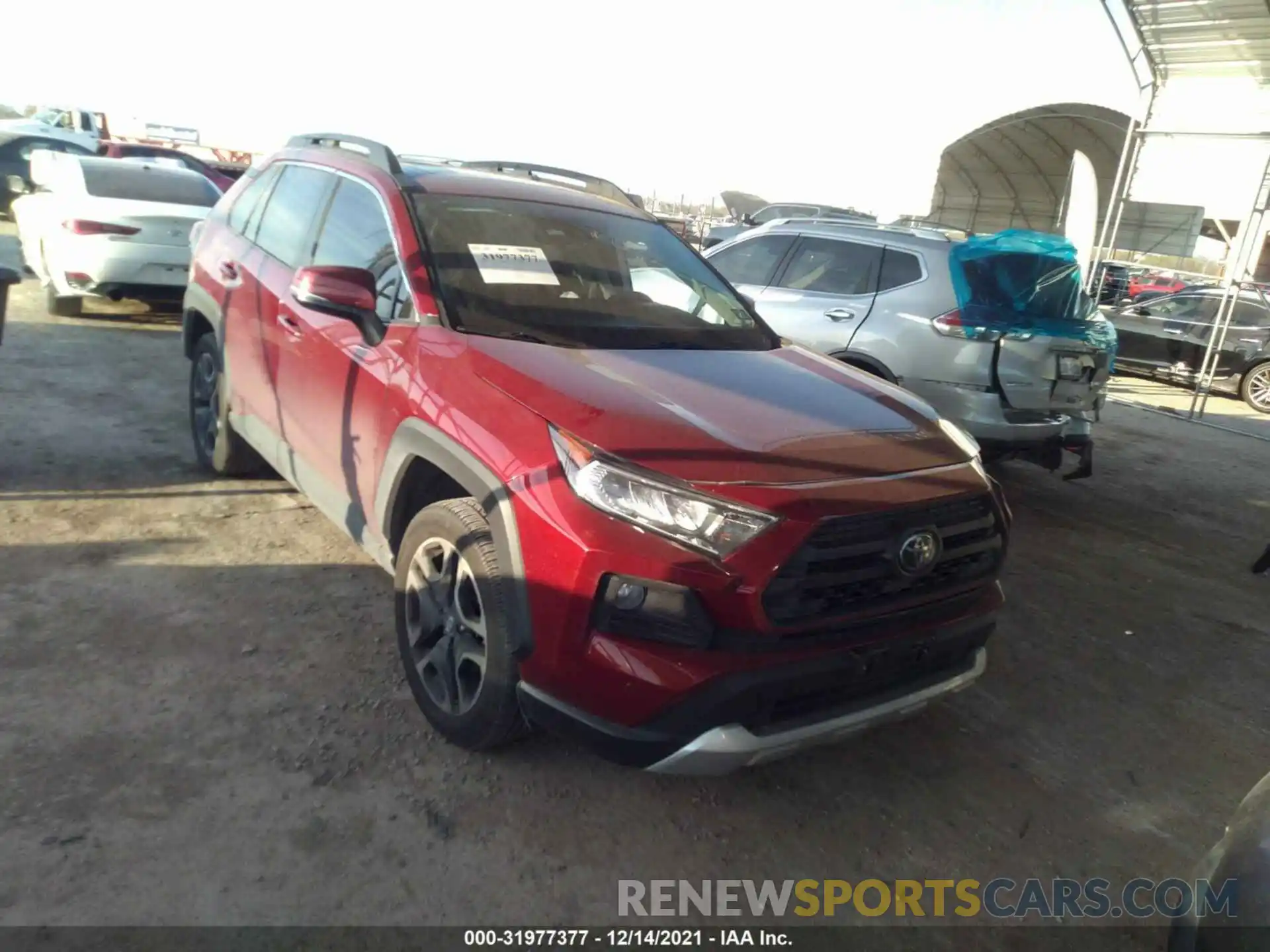 1 Photograph of a damaged car 2T3J1RFV5KW003693 TOYOTA RAV4 2019