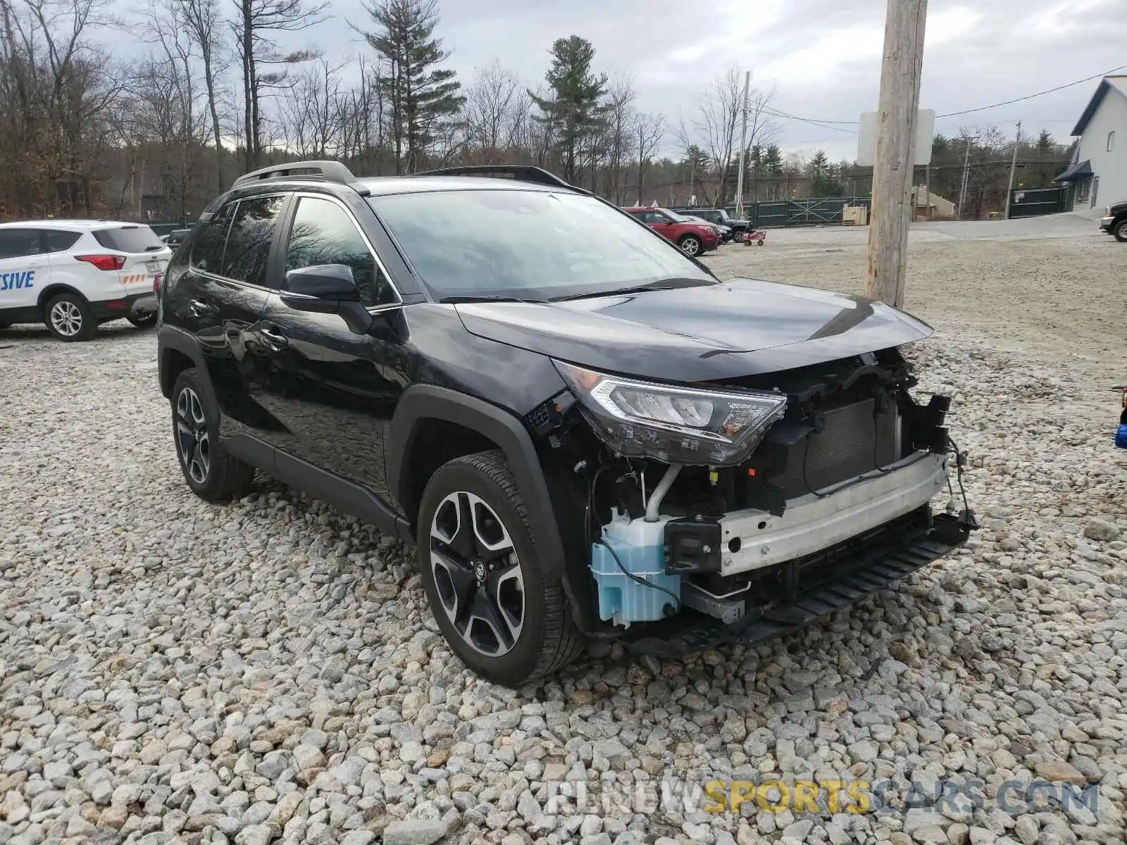 1 Photograph of a damaged car 2T3J1RFV5KW008425 TOYOTA RAV4 2019