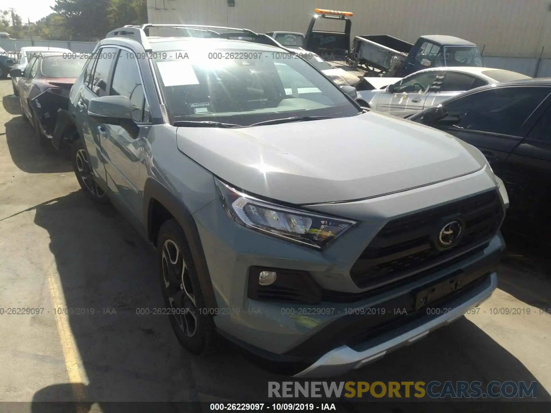 1 Фотография поврежденного автомобиля 2T3J1RFV5KW011244 TOYOTA RAV4 2019