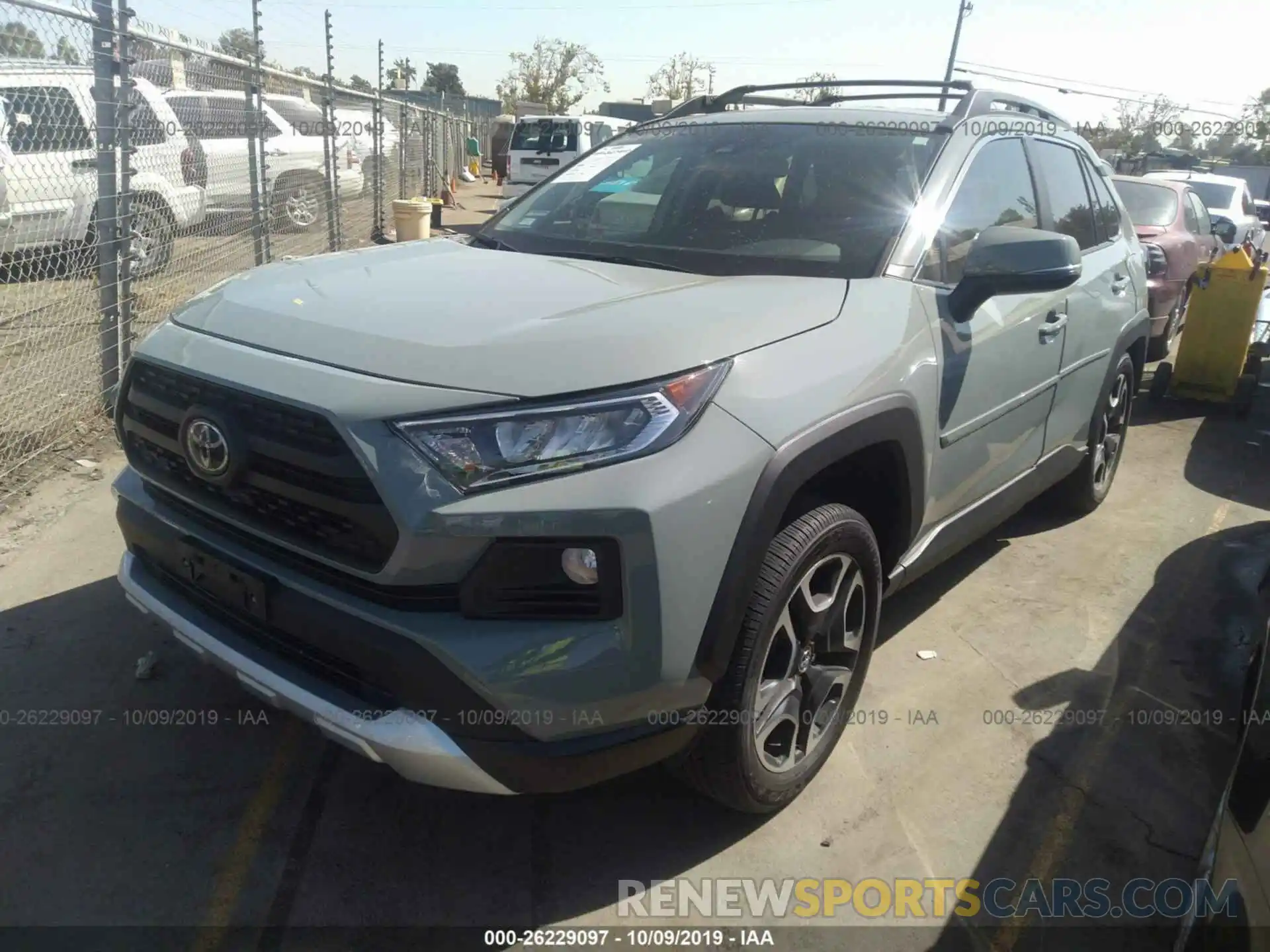 2 Фотография поврежденного автомобиля 2T3J1RFV5KW011244 TOYOTA RAV4 2019