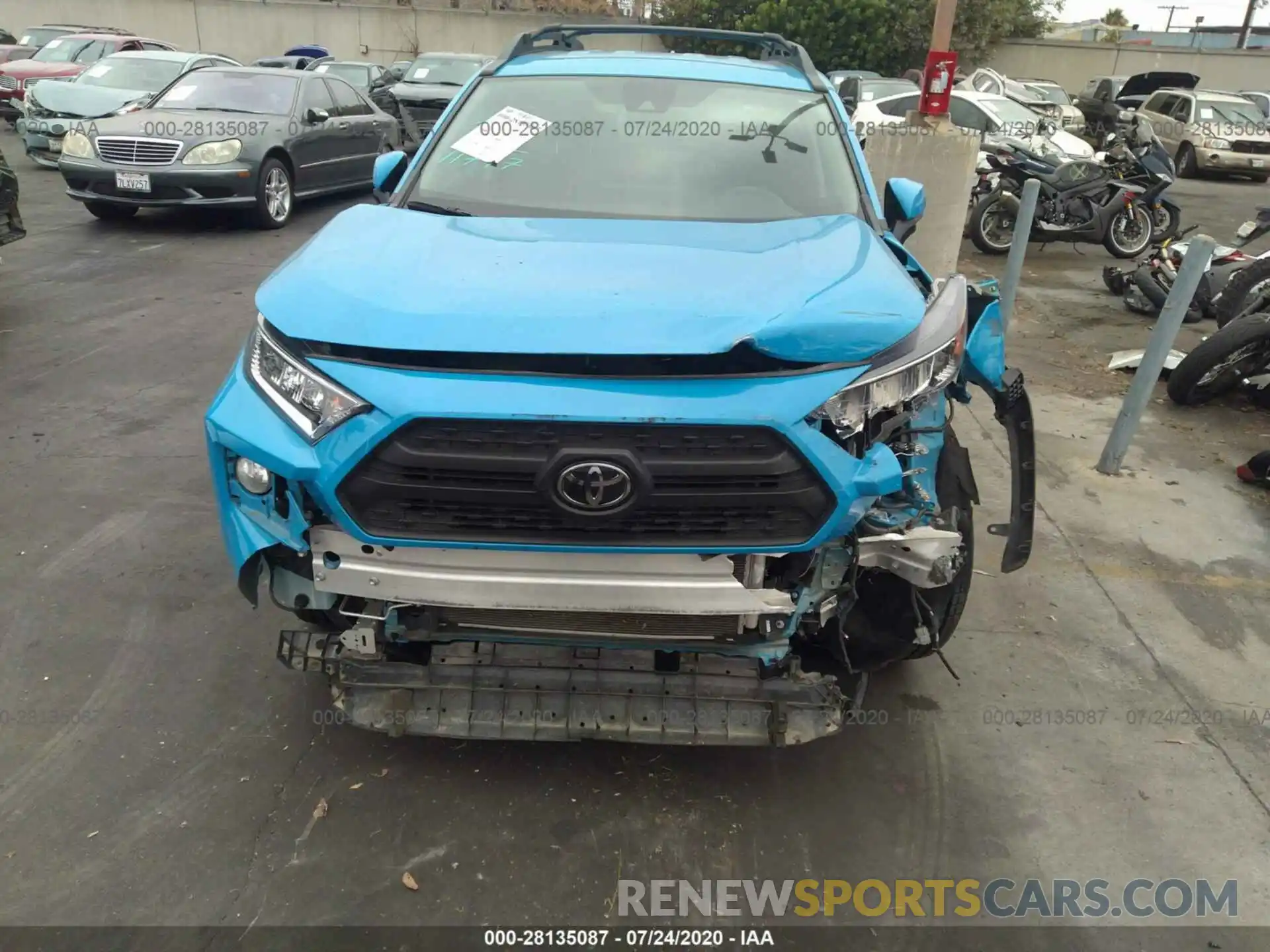 6 Фотография поврежденного автомобиля 2T3J1RFV5KW014595 TOYOTA RAV4 2019