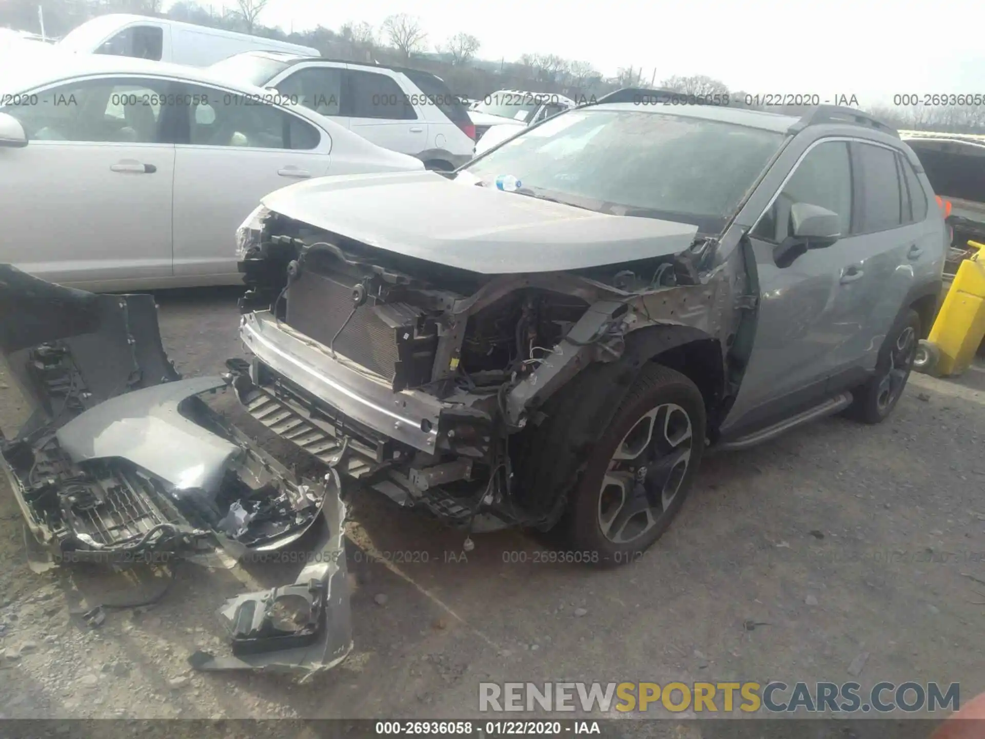 2 Фотография поврежденного автомобиля 2T3J1RFV5KW016699 TOYOTA RAV4 2019