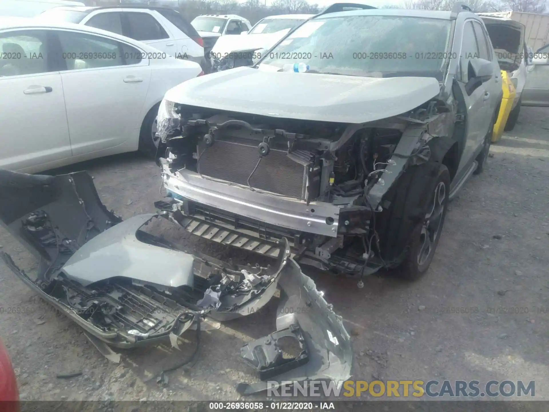 6 Photograph of a damaged car 2T3J1RFV5KW016699 TOYOTA RAV4 2019