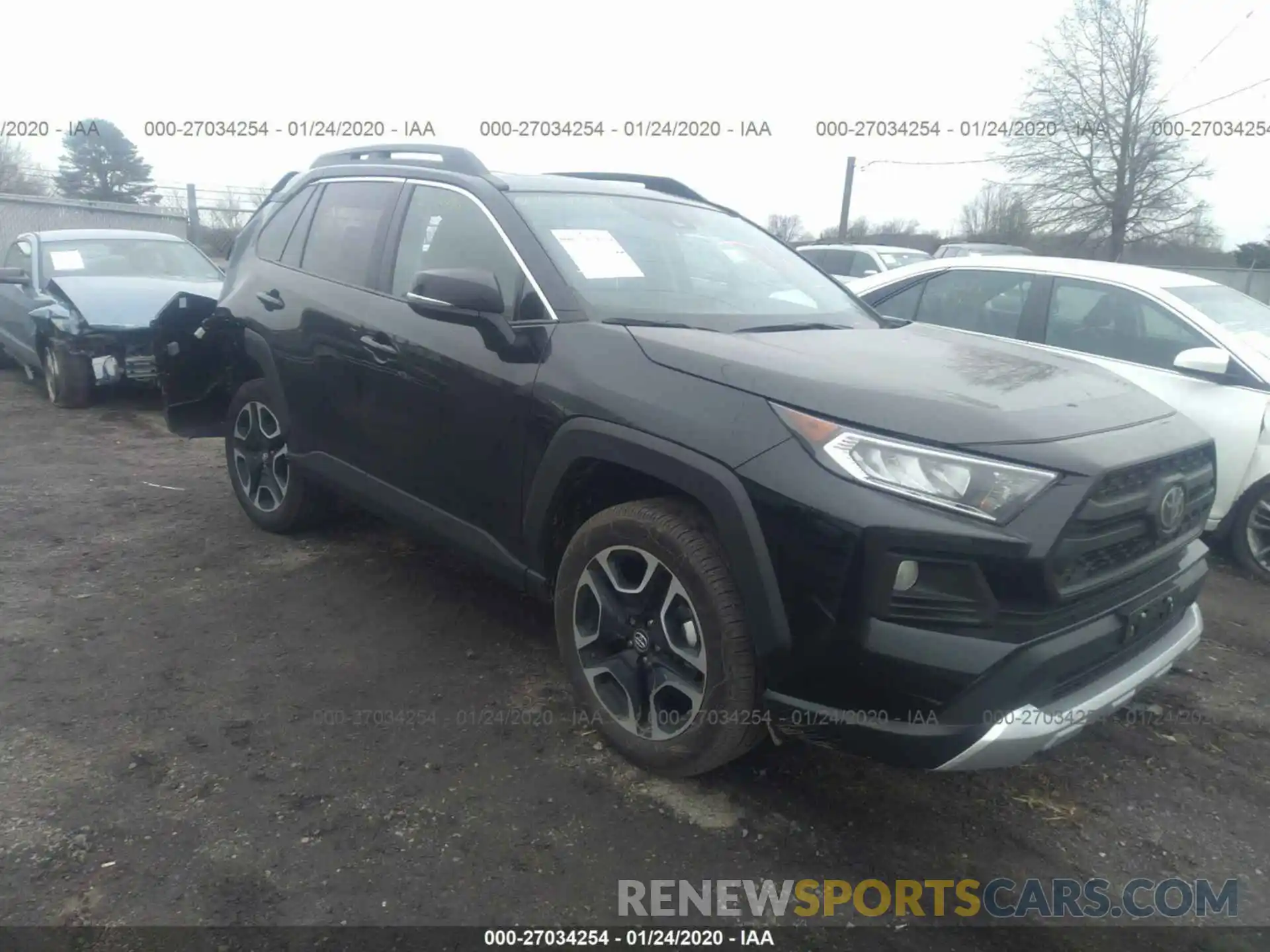 1 Photograph of a damaged car 2T3J1RFV5KW037584 TOYOTA RAV4 2019