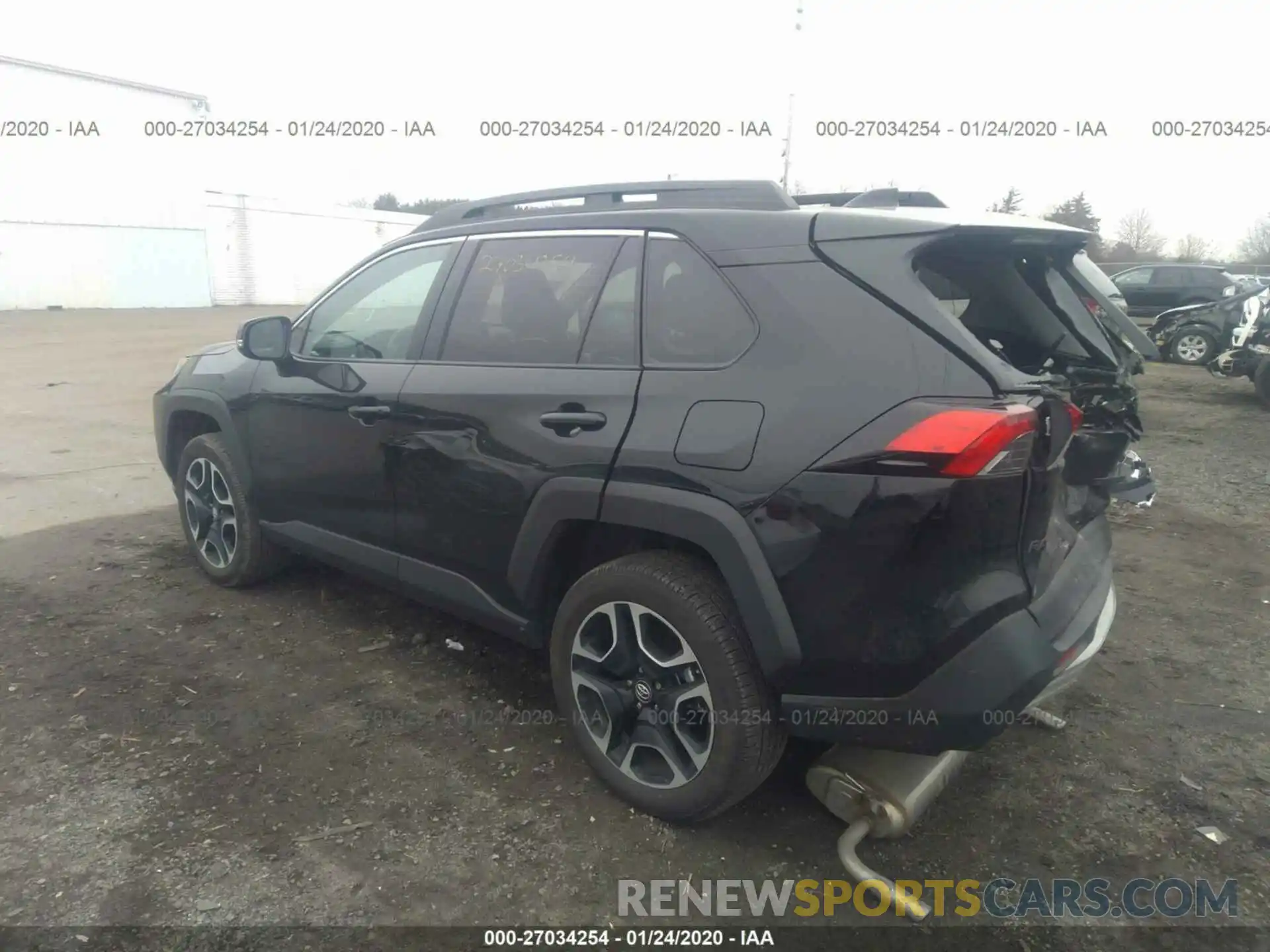 3 Фотография поврежденного автомобиля 2T3J1RFV5KW037584 TOYOTA RAV4 2019