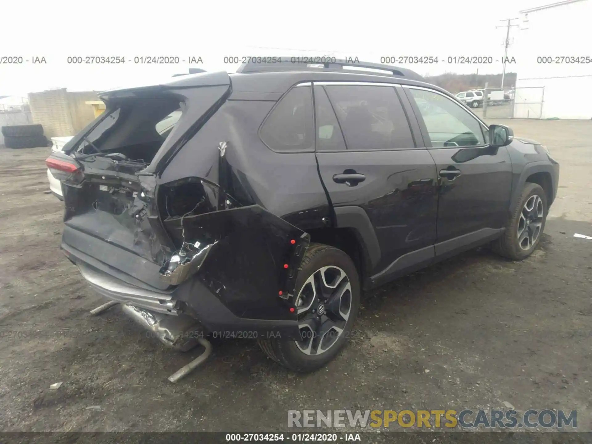 4 Photograph of a damaged car 2T3J1RFV5KW037584 TOYOTA RAV4 2019