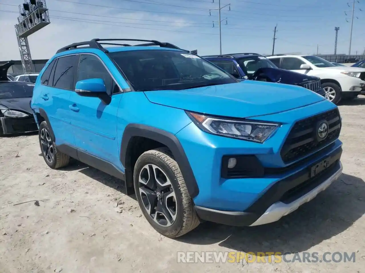 1 Photograph of a damaged car 2T3J1RFV5KW040355 TOYOTA RAV4 2019