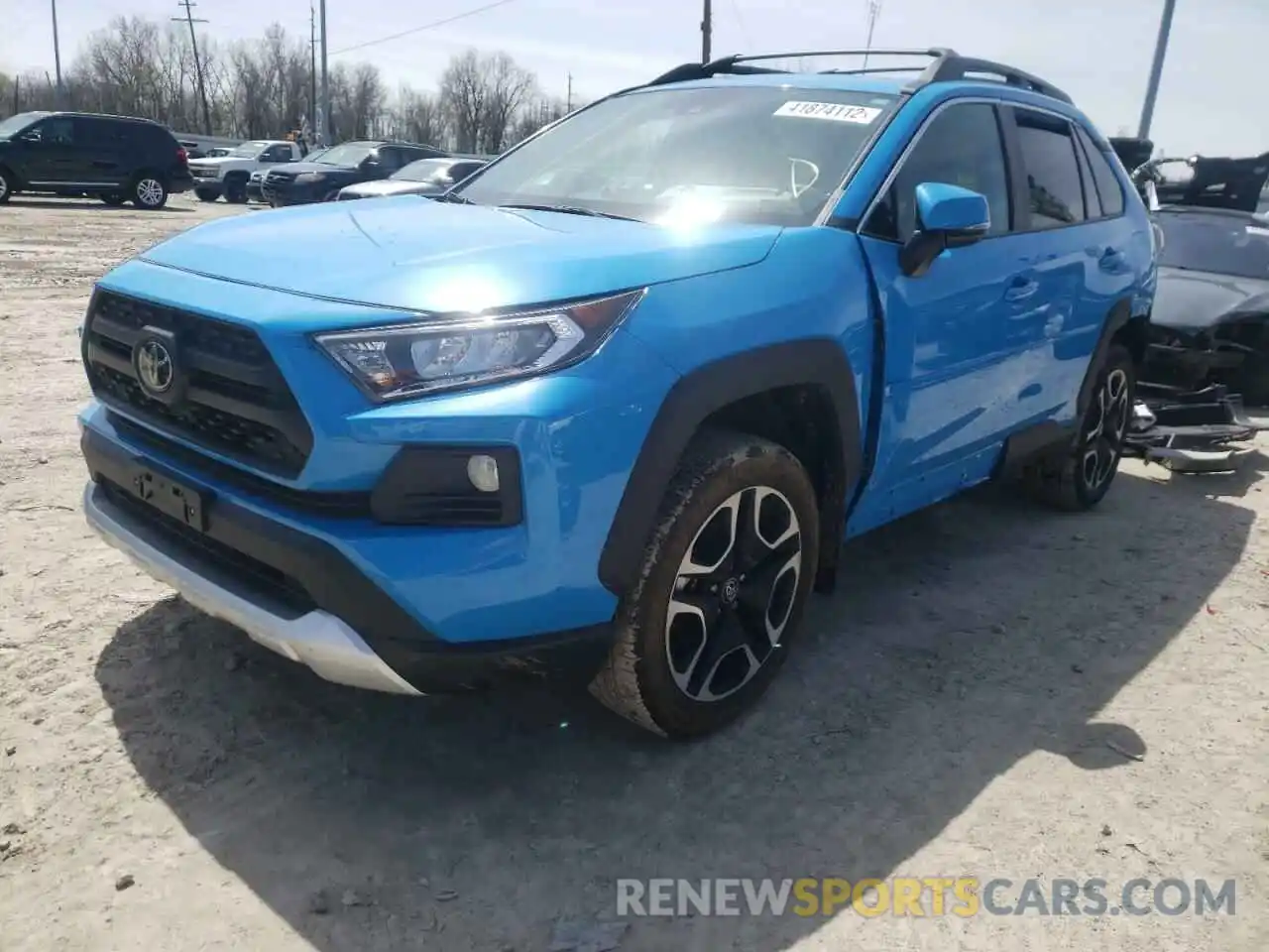 2 Photograph of a damaged car 2T3J1RFV5KW040355 TOYOTA RAV4 2019